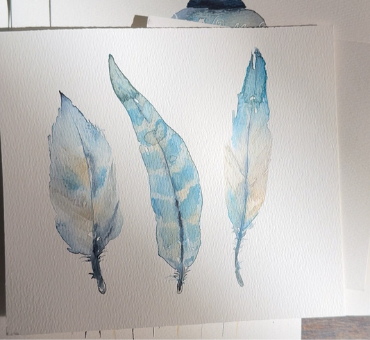 Watercolor Painting "Spirit of the Wind"
