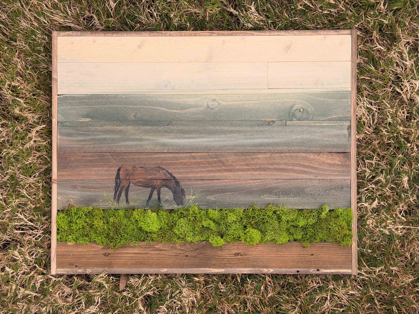 Wood Landscape "Morning Forage"