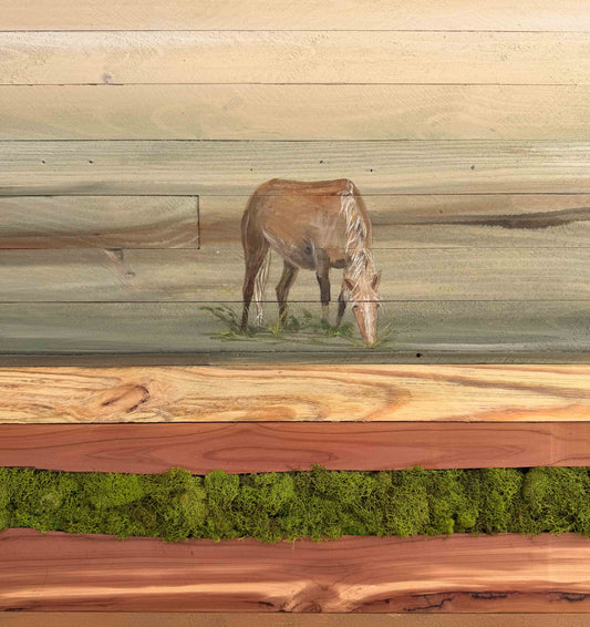 Wood Landscape "Quiet Pasture"