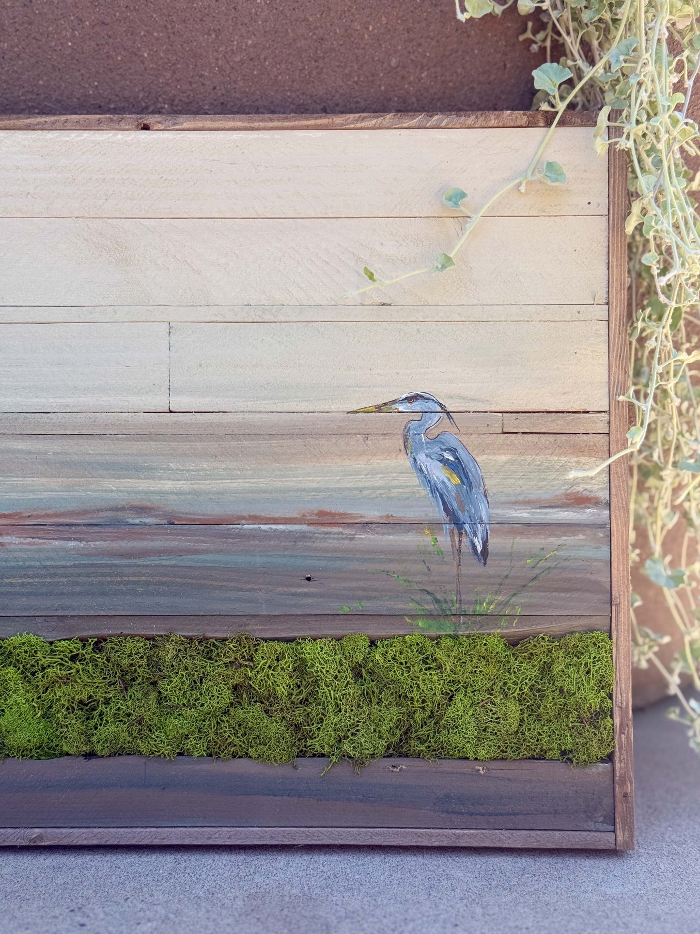 Wood Landscape "Tall in the Marsh"