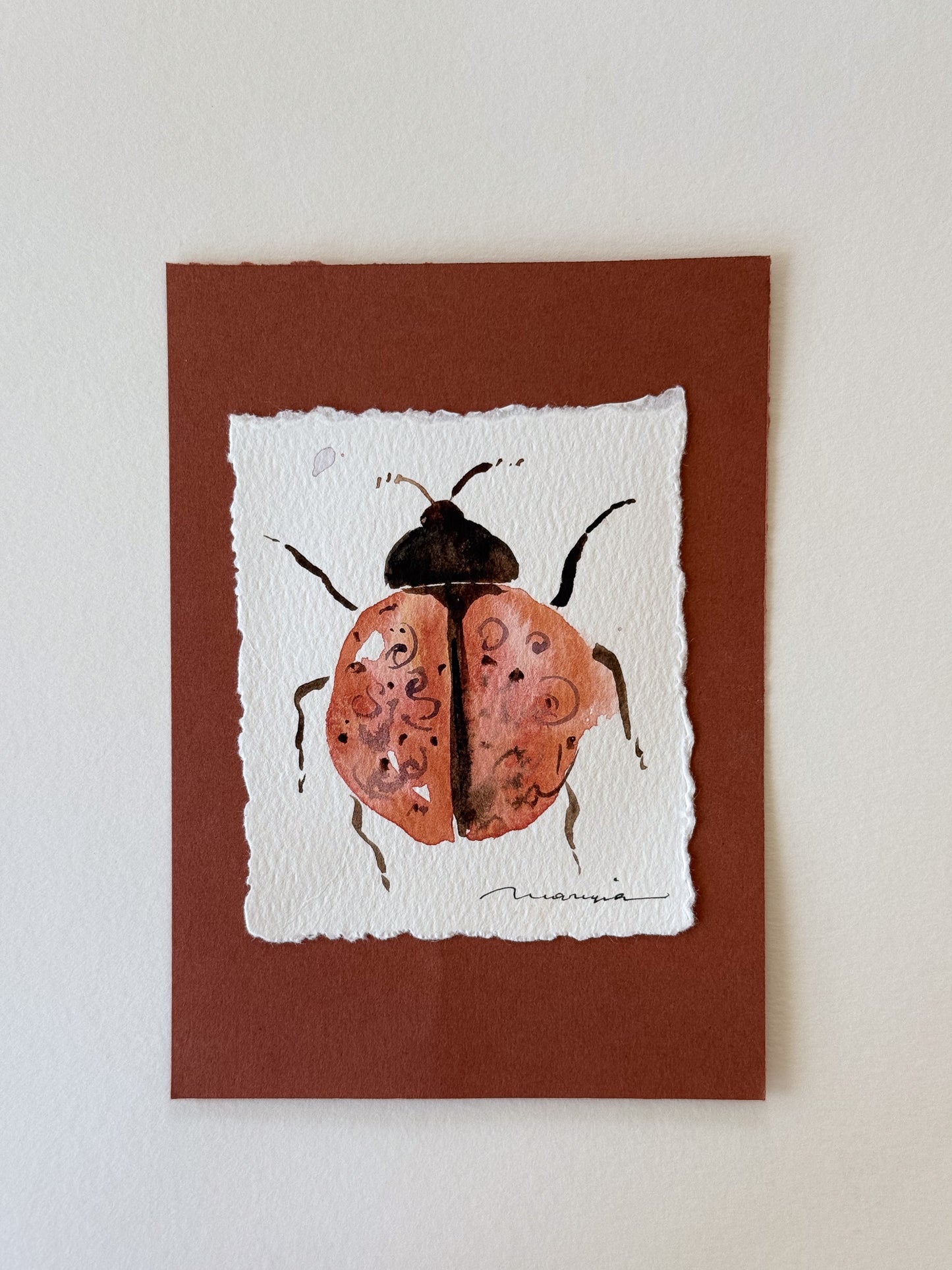 Hand painted watercolor cards