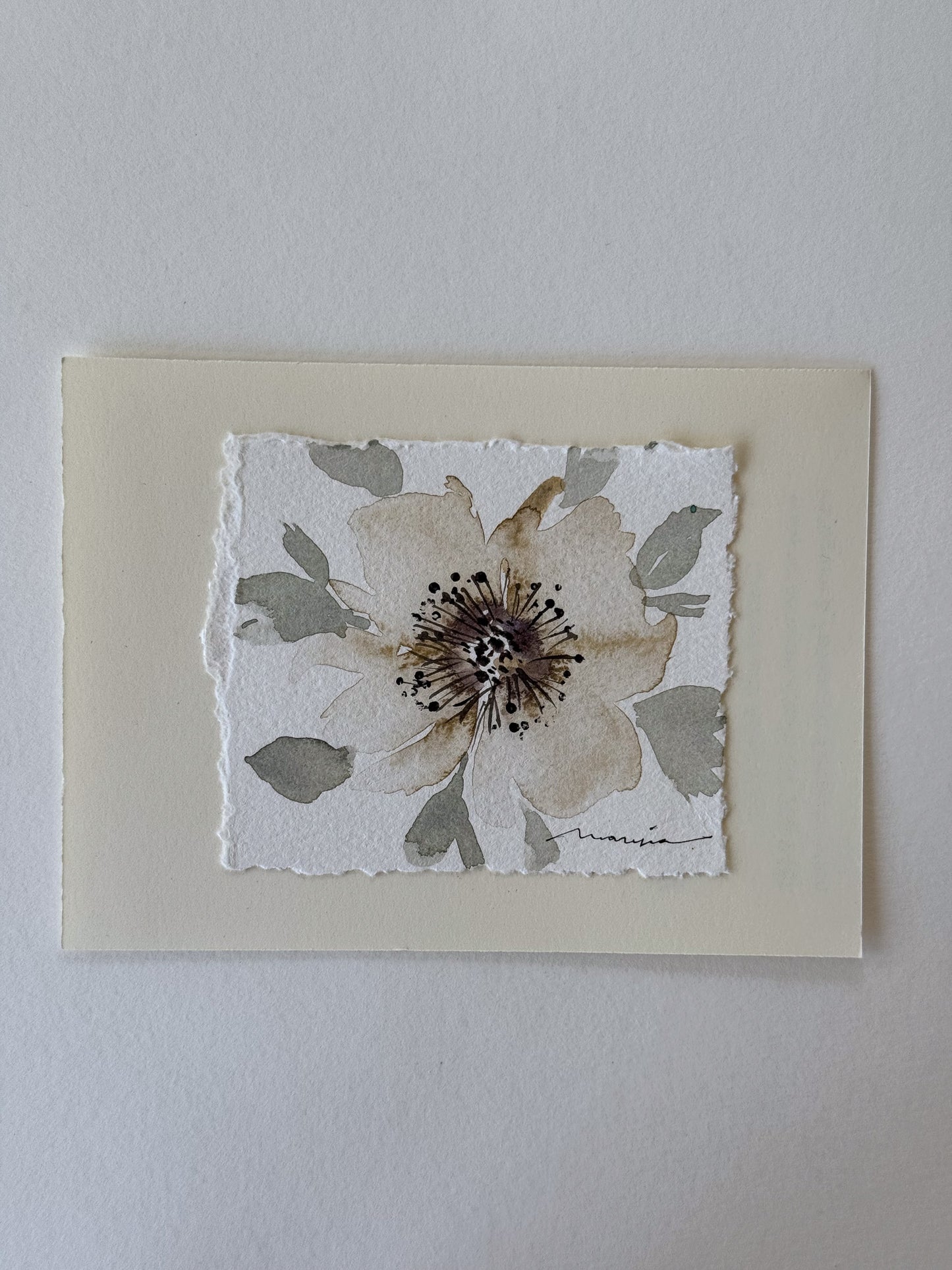 Hand painted watercolor cards