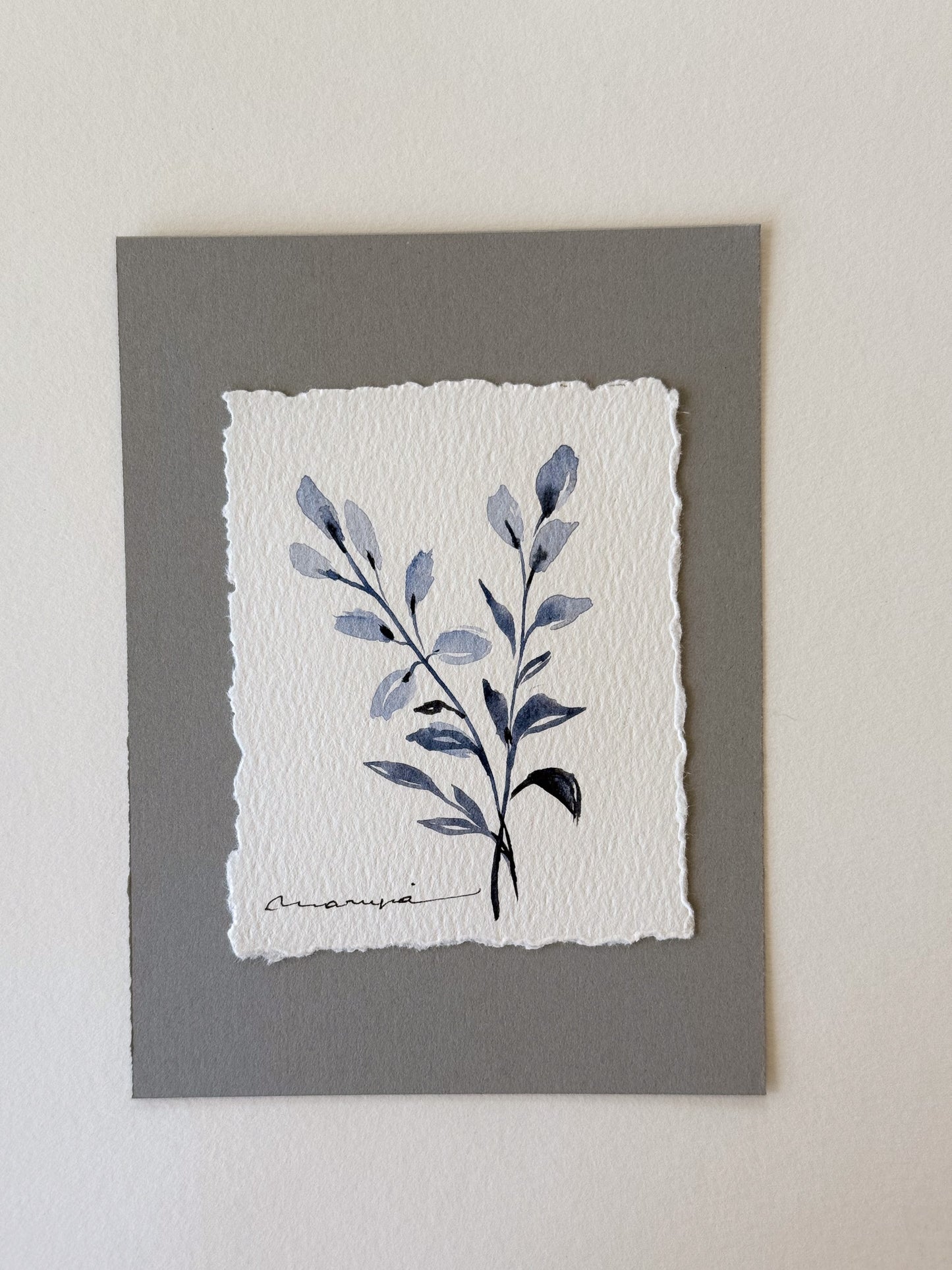 Hand painted watercolor cards