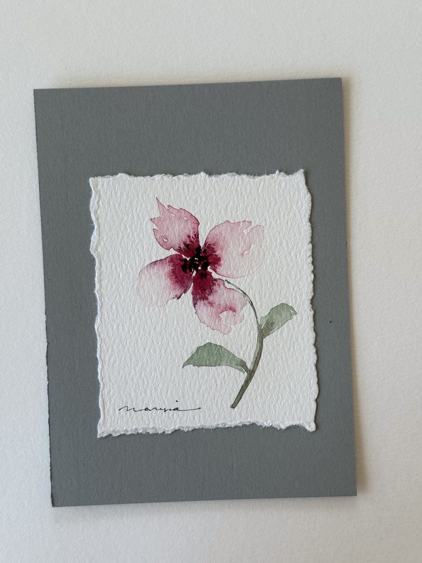 Hand painted watercolor cards
