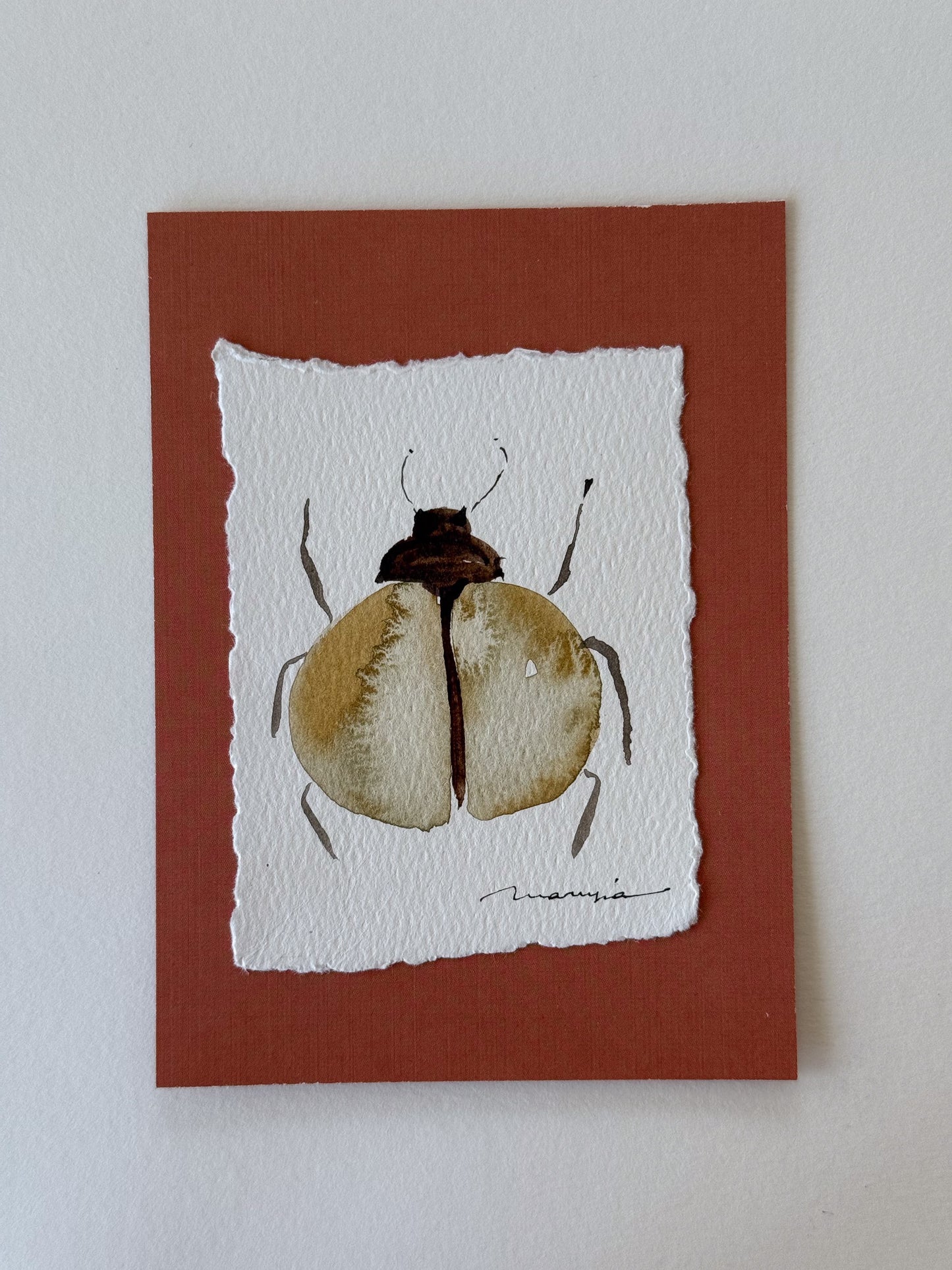 Hand painted watercolor cards