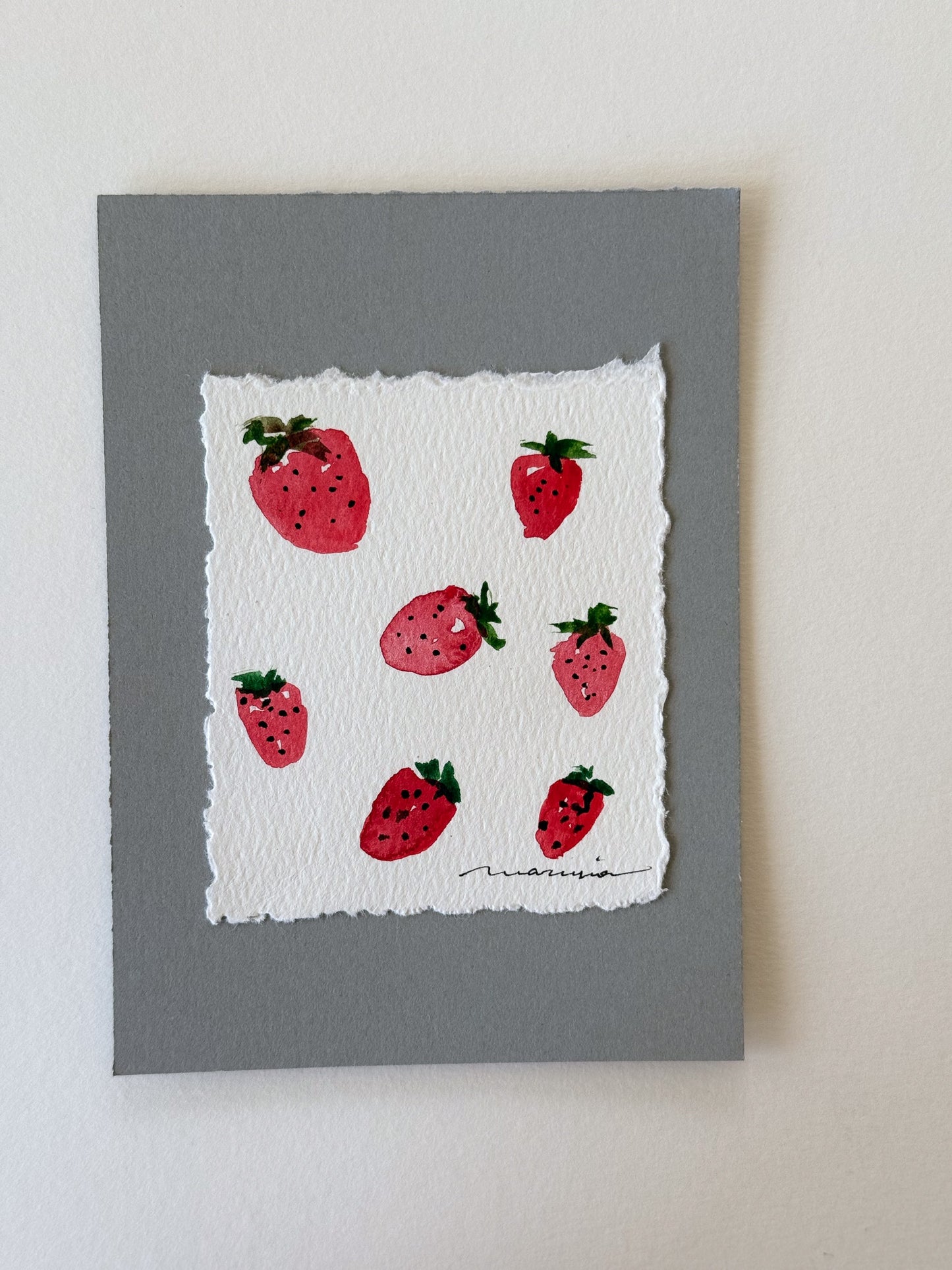 Hand painted watercolor cards