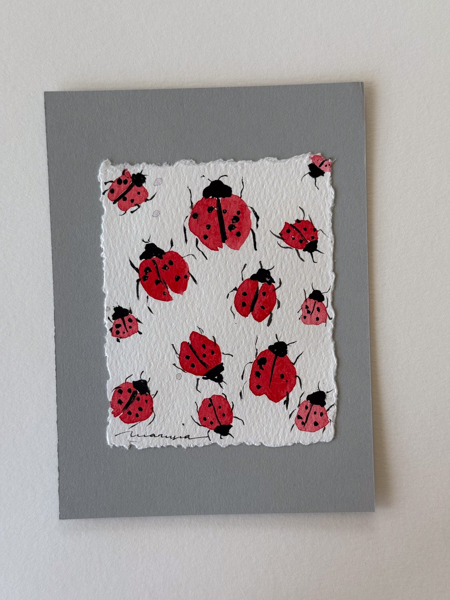 Hand painted watercolor cards