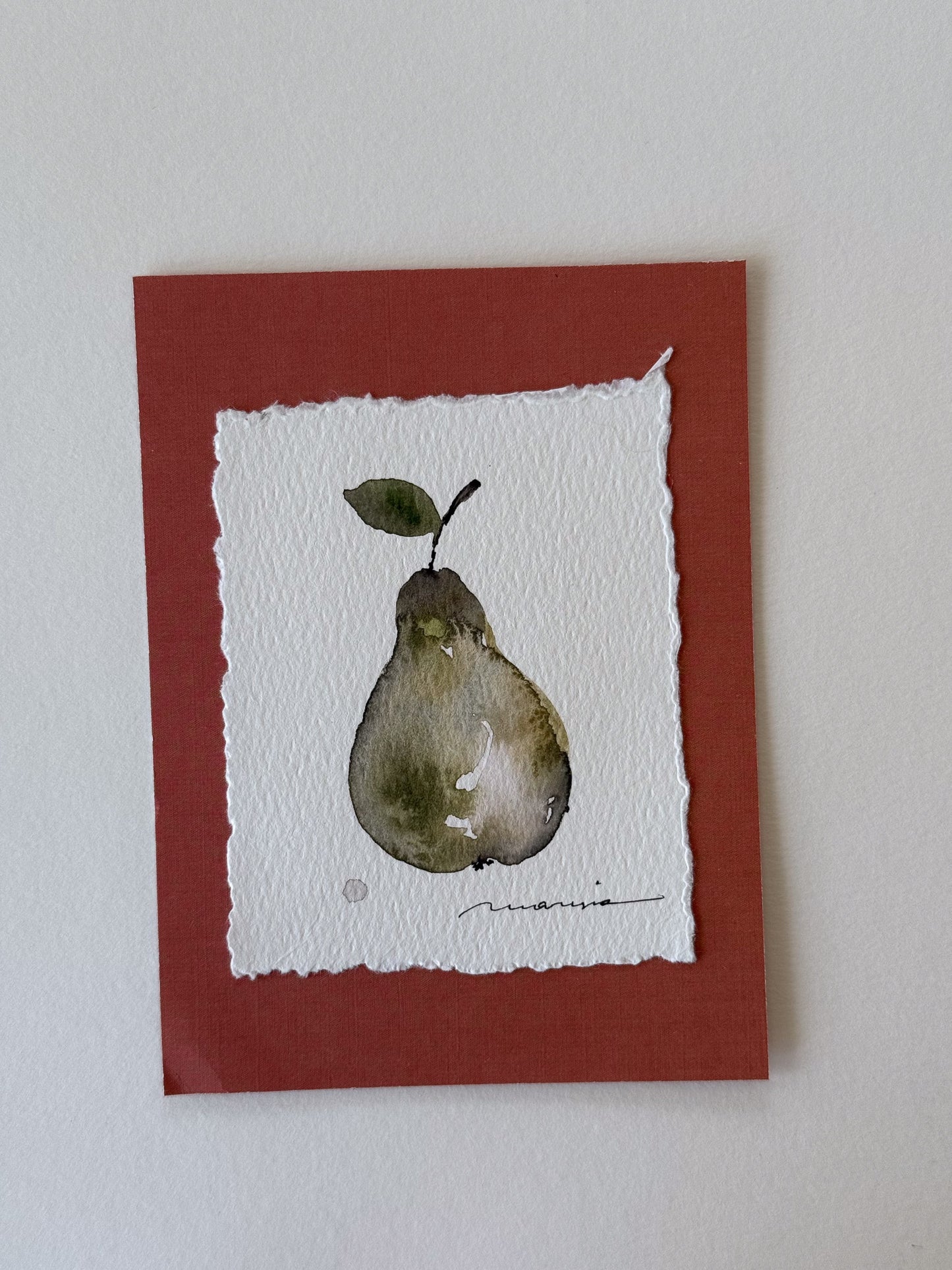 Hand painted watercolor cards