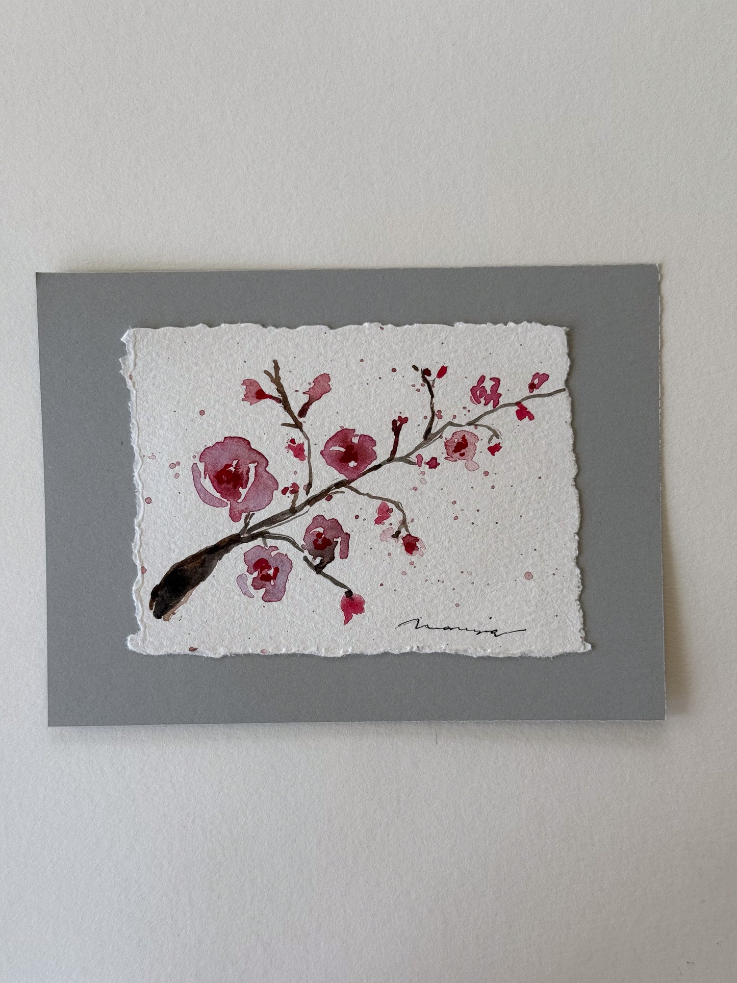 Hand painted watercolor cards