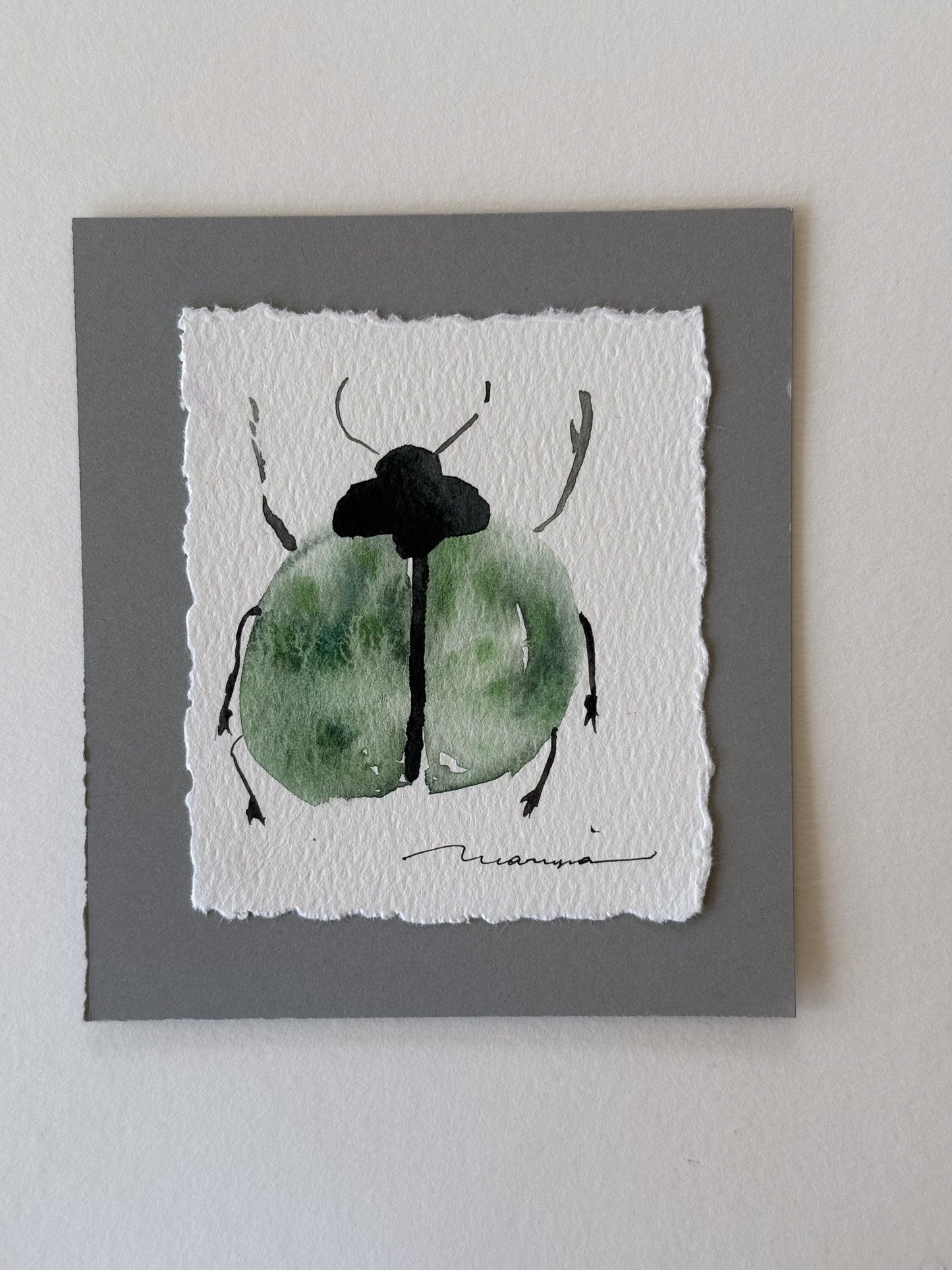 Hand painted watercolor cards