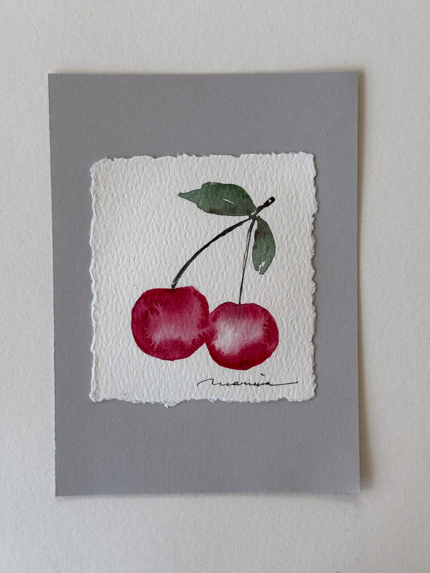 Hand painted watercolor cards