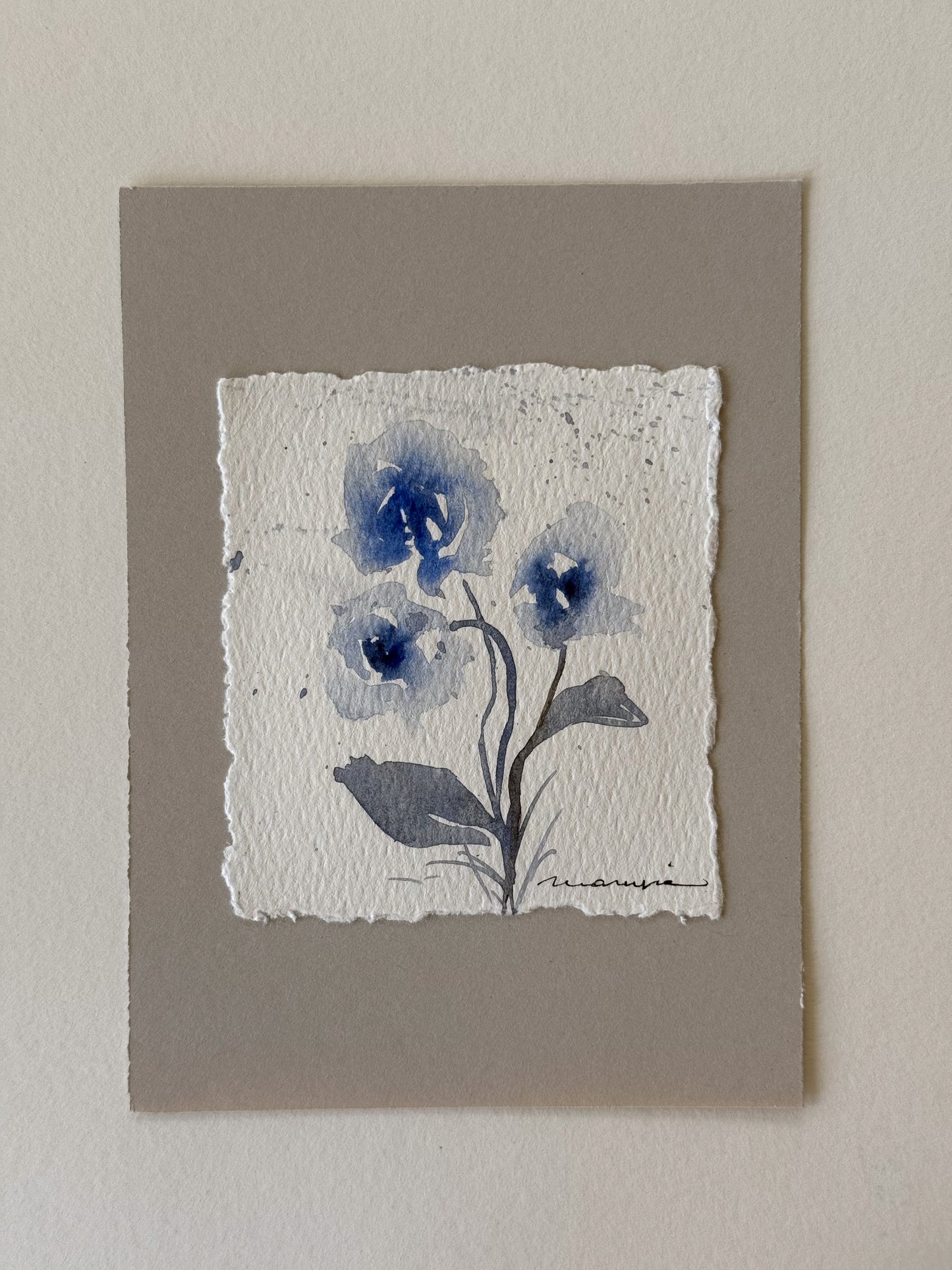 Hand painted watercolor cards