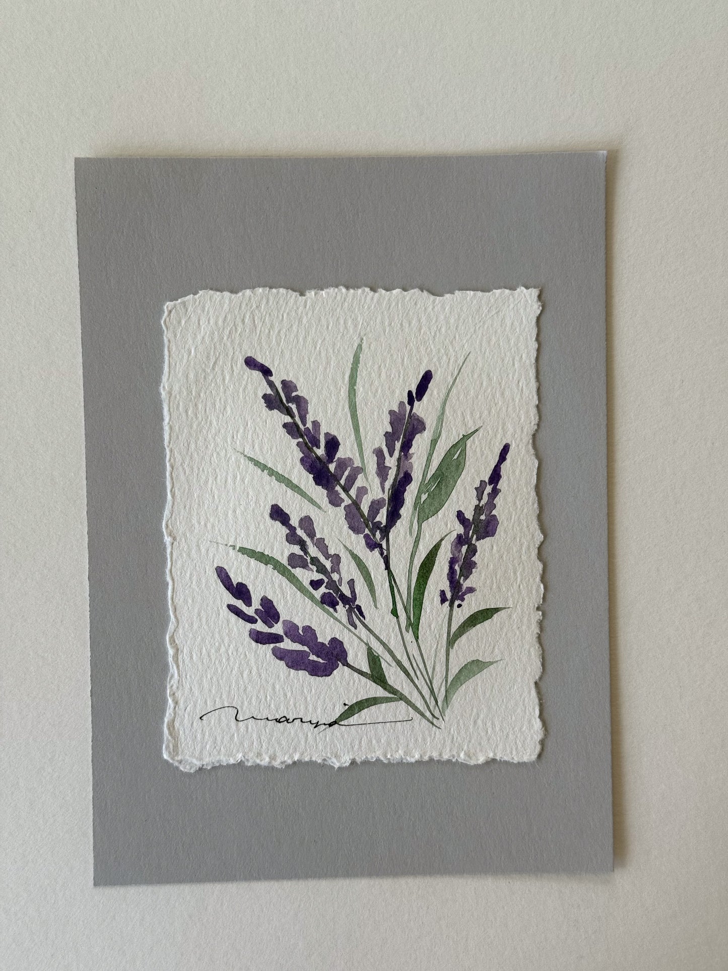 Hand painted watercolor cards