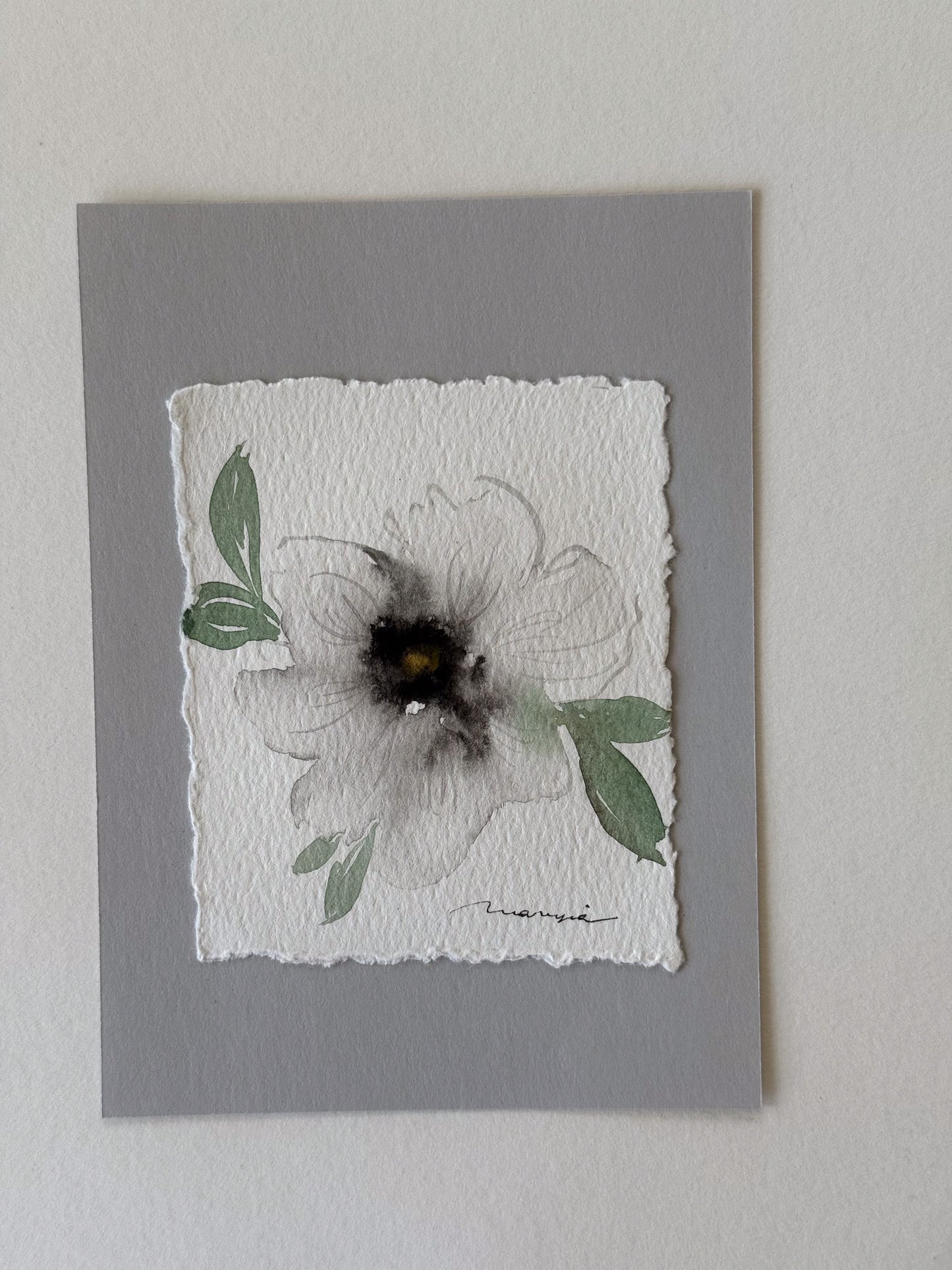 Hand painted watercolor cards