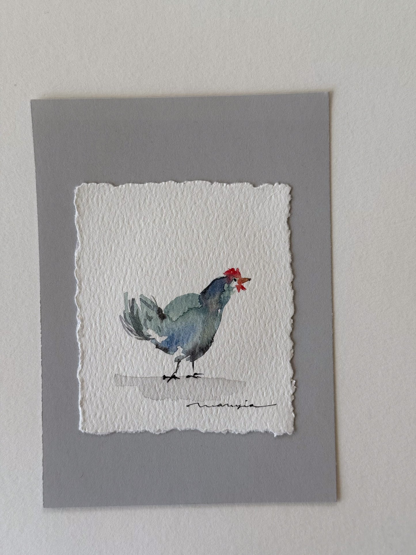 Hand painted watercolor cards