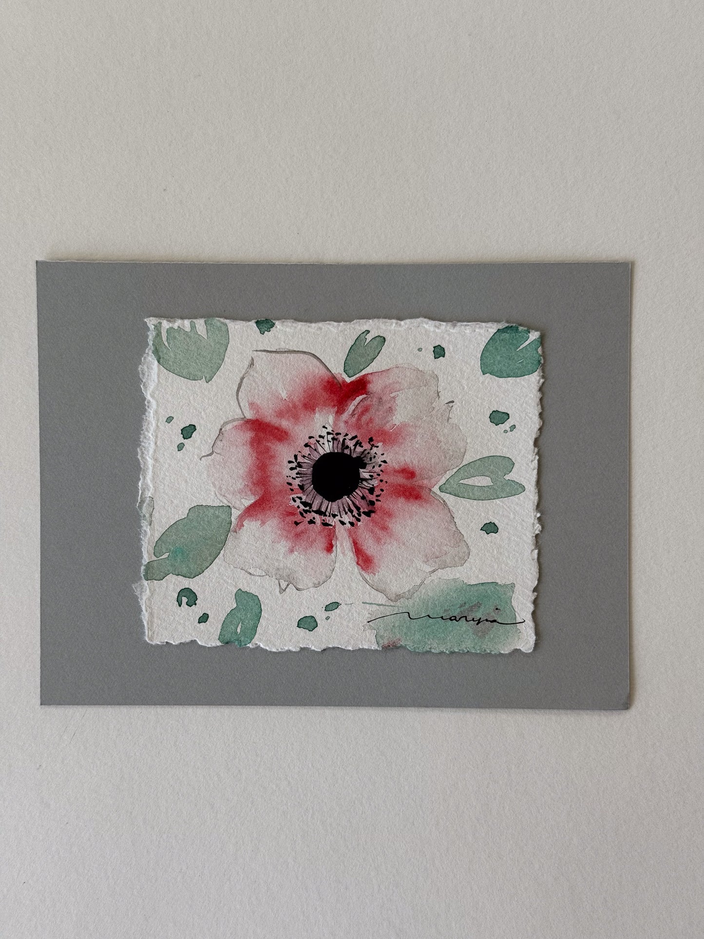 Hand painted watercolor cards