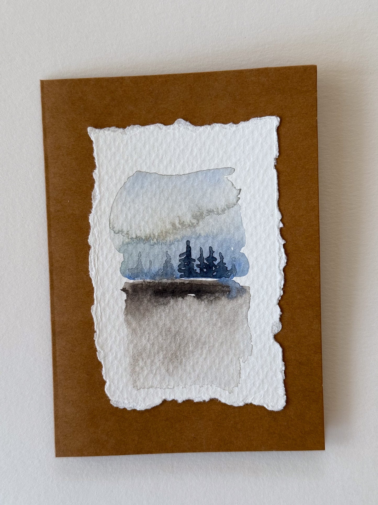 Hand painted watercolor cards