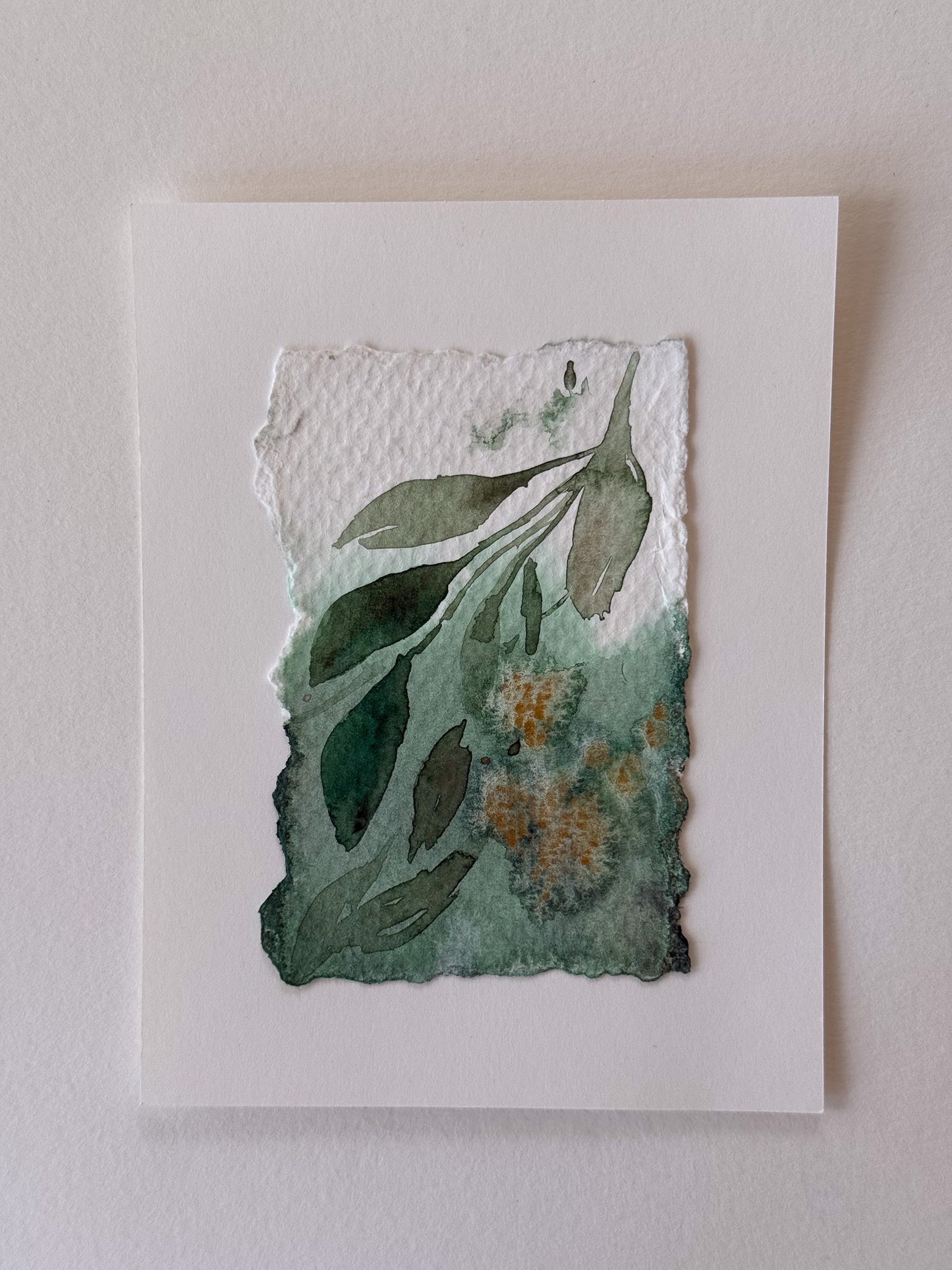 Hand painted watercolor cards