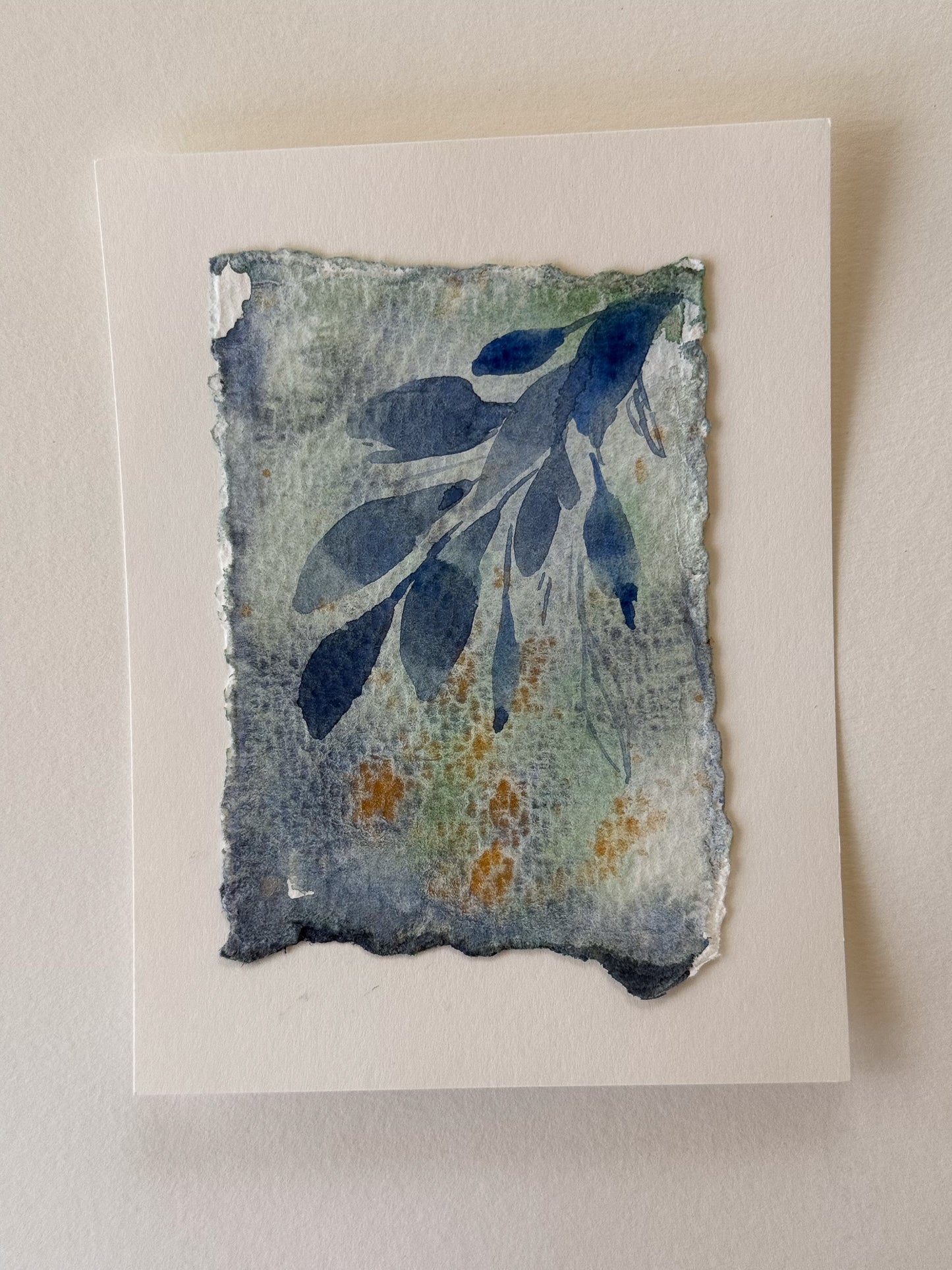Hand painted watercolor cards