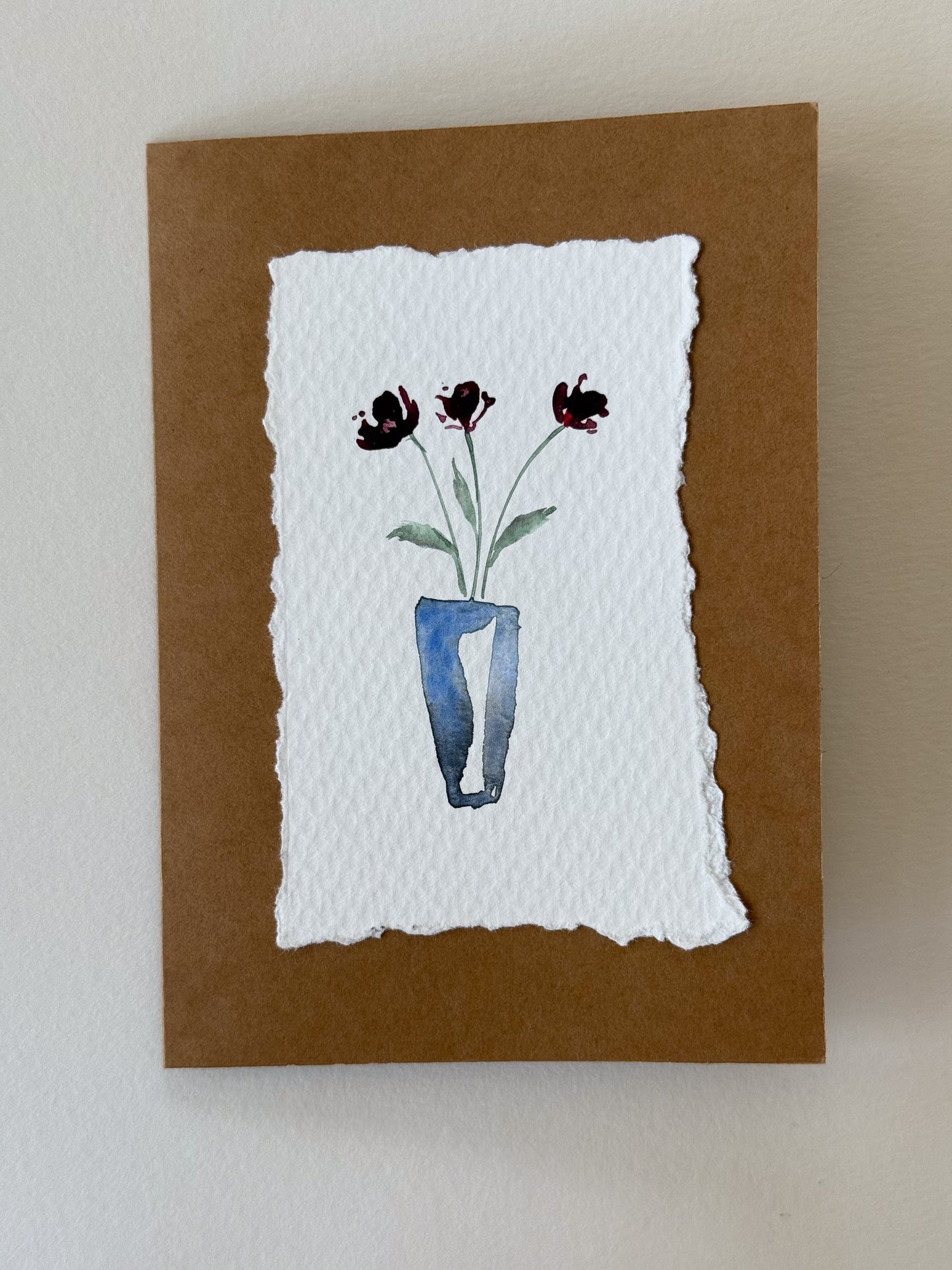 Hand painted watercolor cards