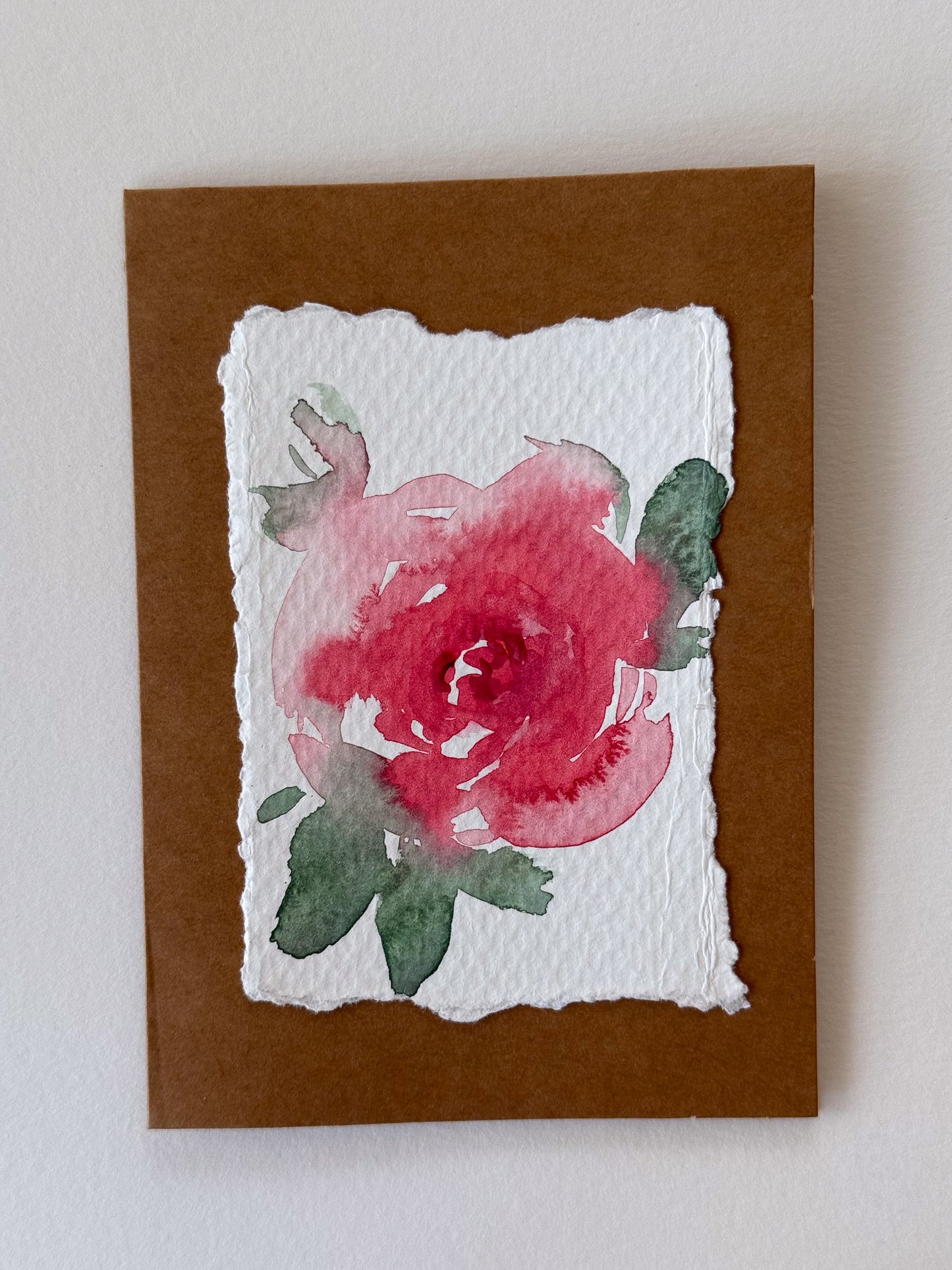 Hand painted watercolor cards