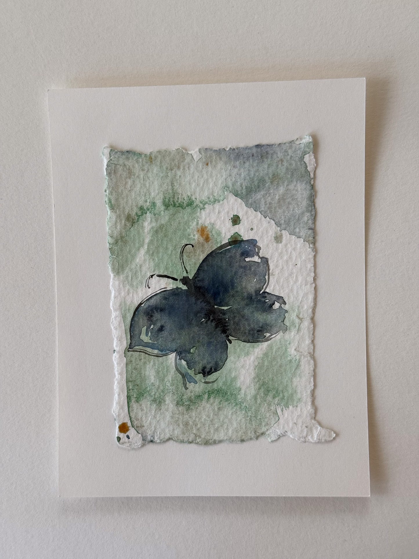 Hand painted watercolor cards