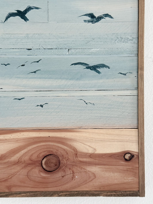 Wood Landscape "Carried by a Gentle Wind"