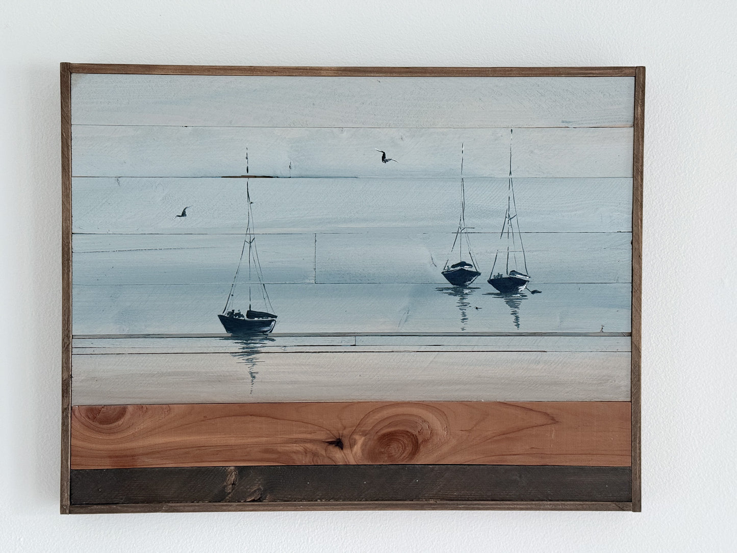 Wood Landscape "Slow Afternoons"