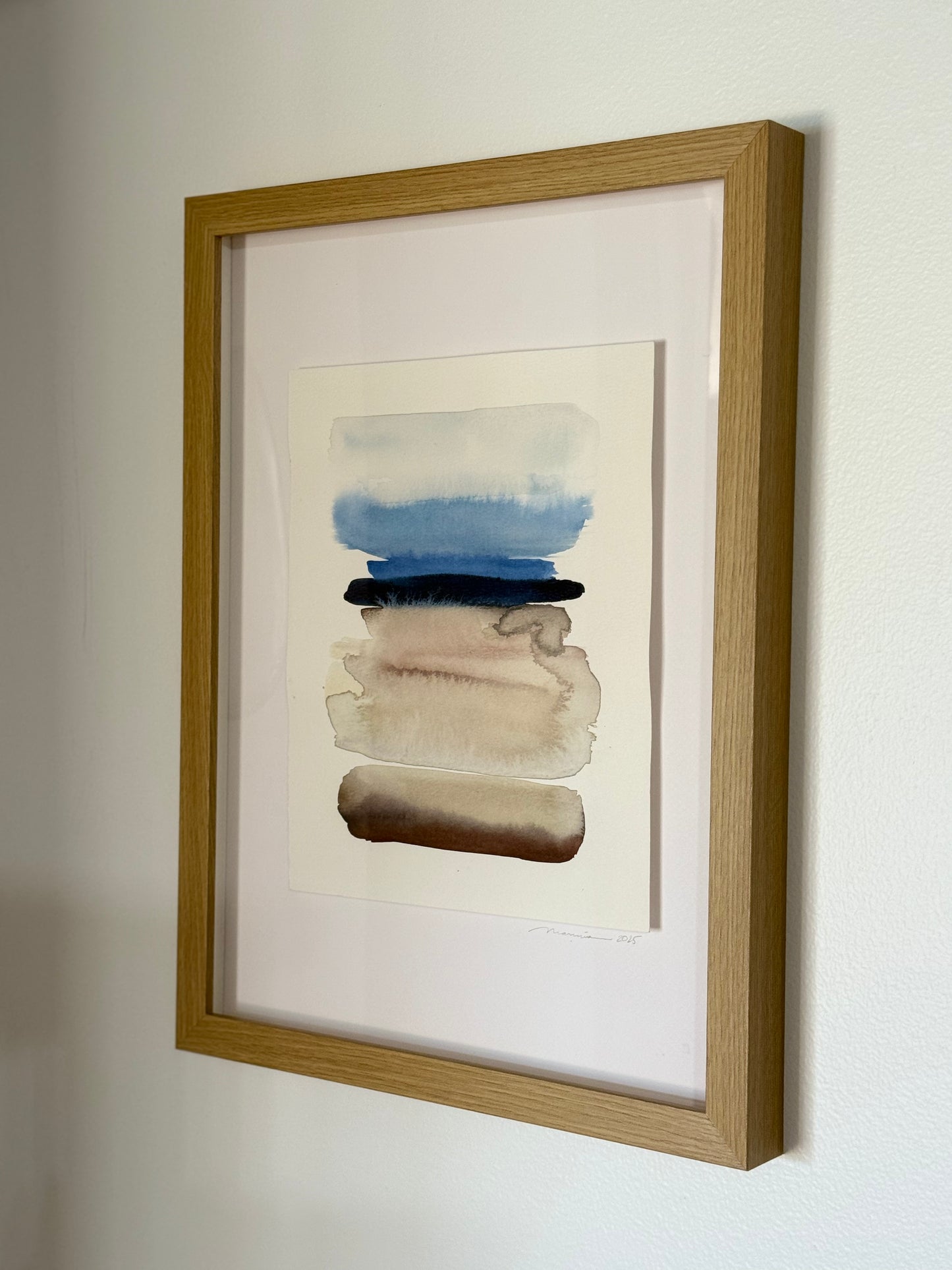 Watercolor Landscape "Side By Side"
