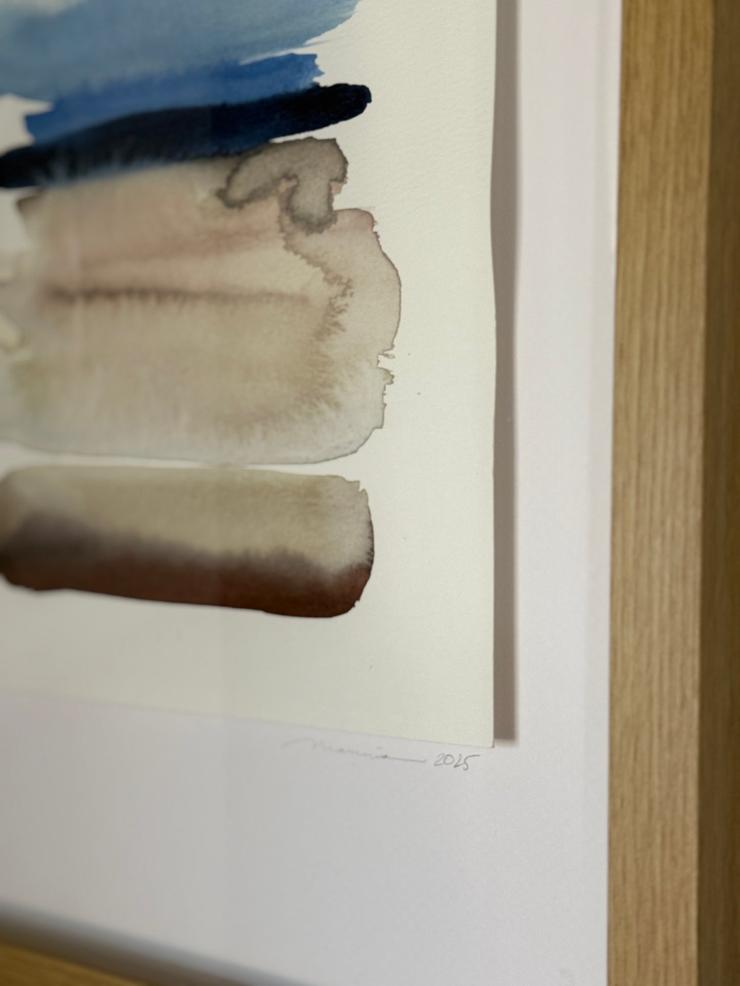 Watercolor Landscape "Side By Side"