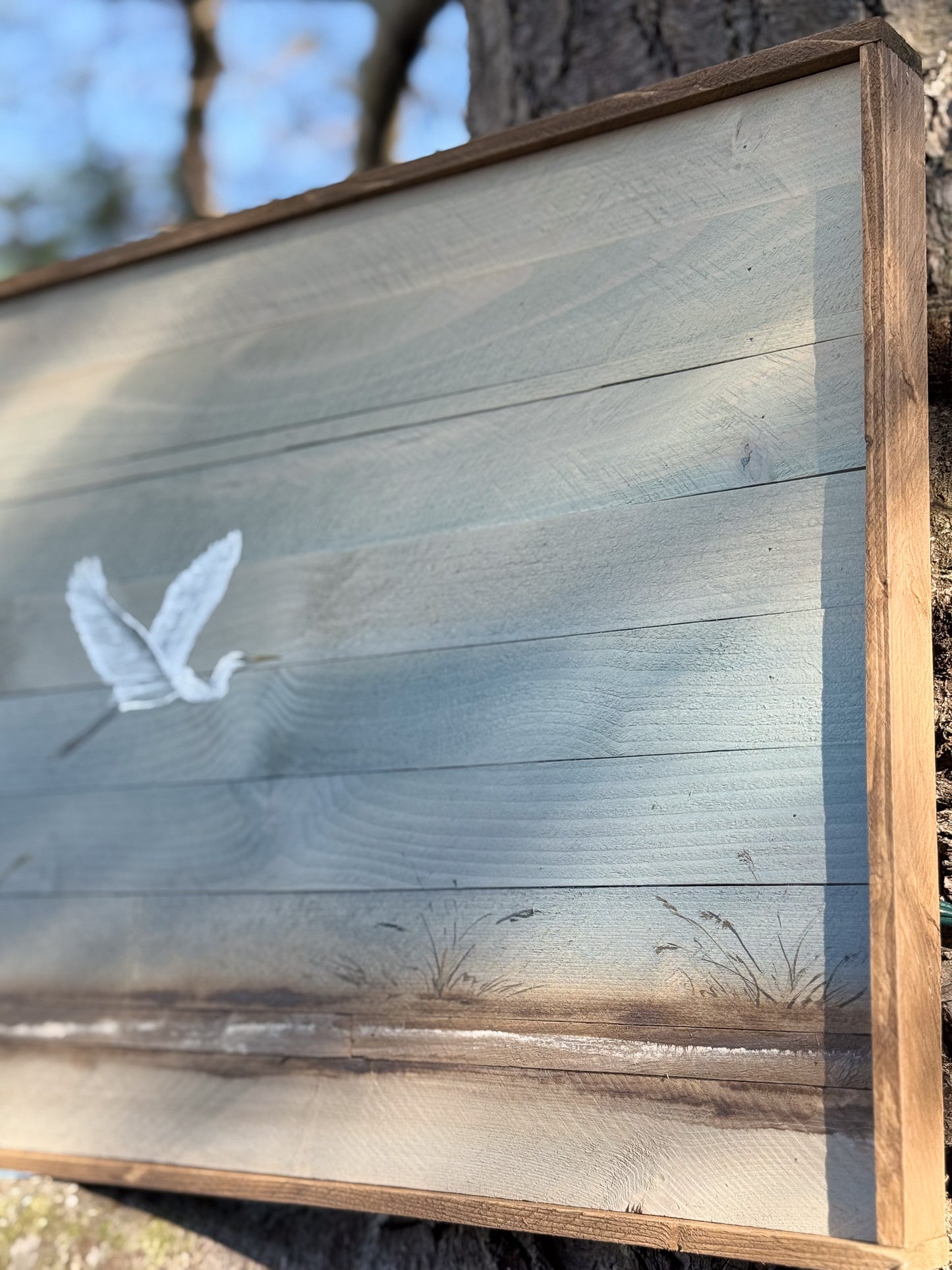 Wood Landscape "Letter to the Sky"