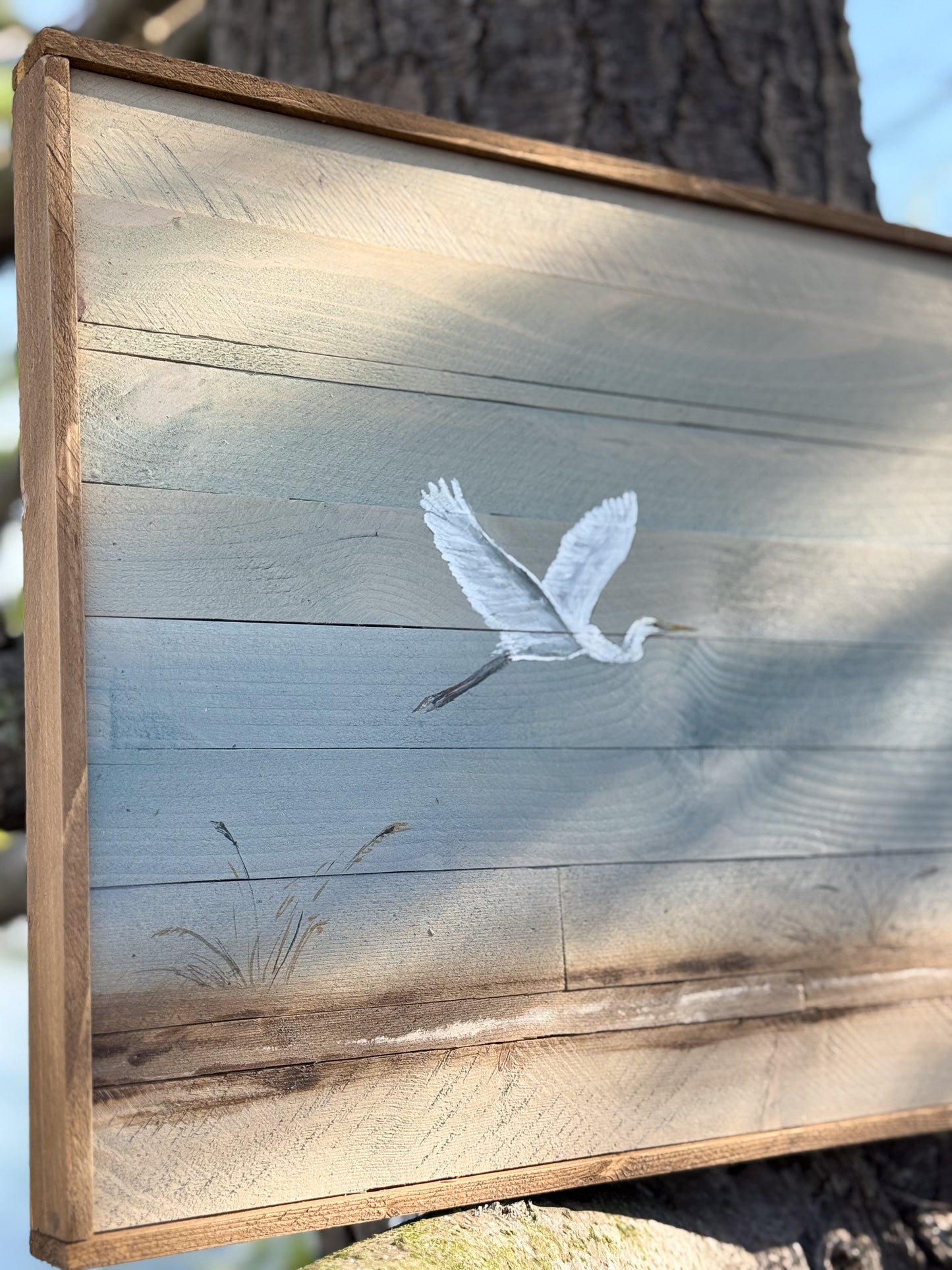 Wood Landscape "Letter to the Sky"