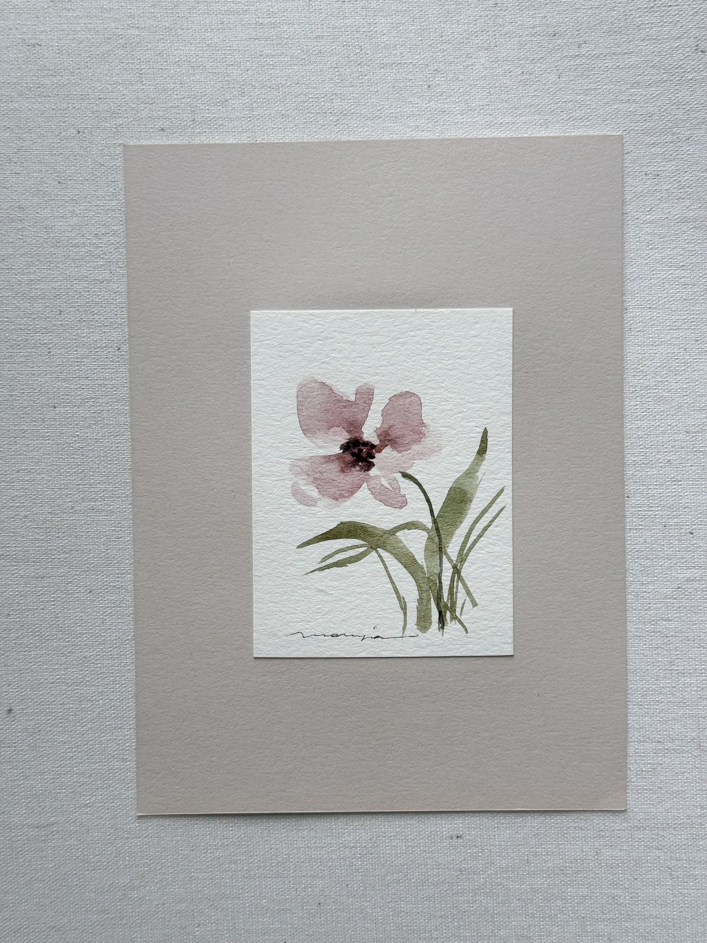 Hand painted watercolor cards