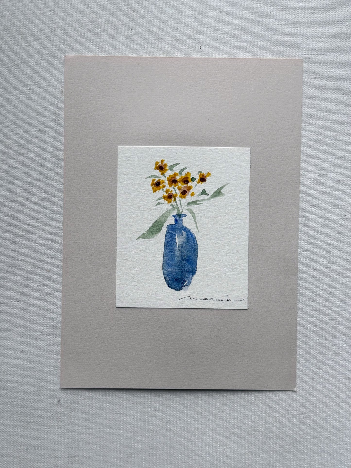 Hand painted watercolor cards
