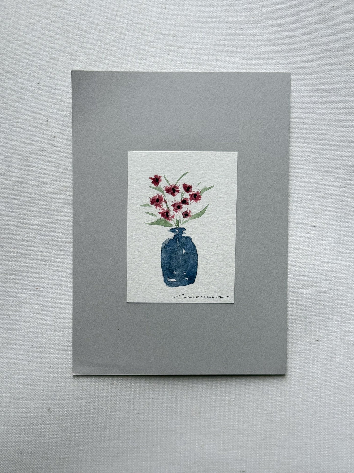Hand painted watercolor cards