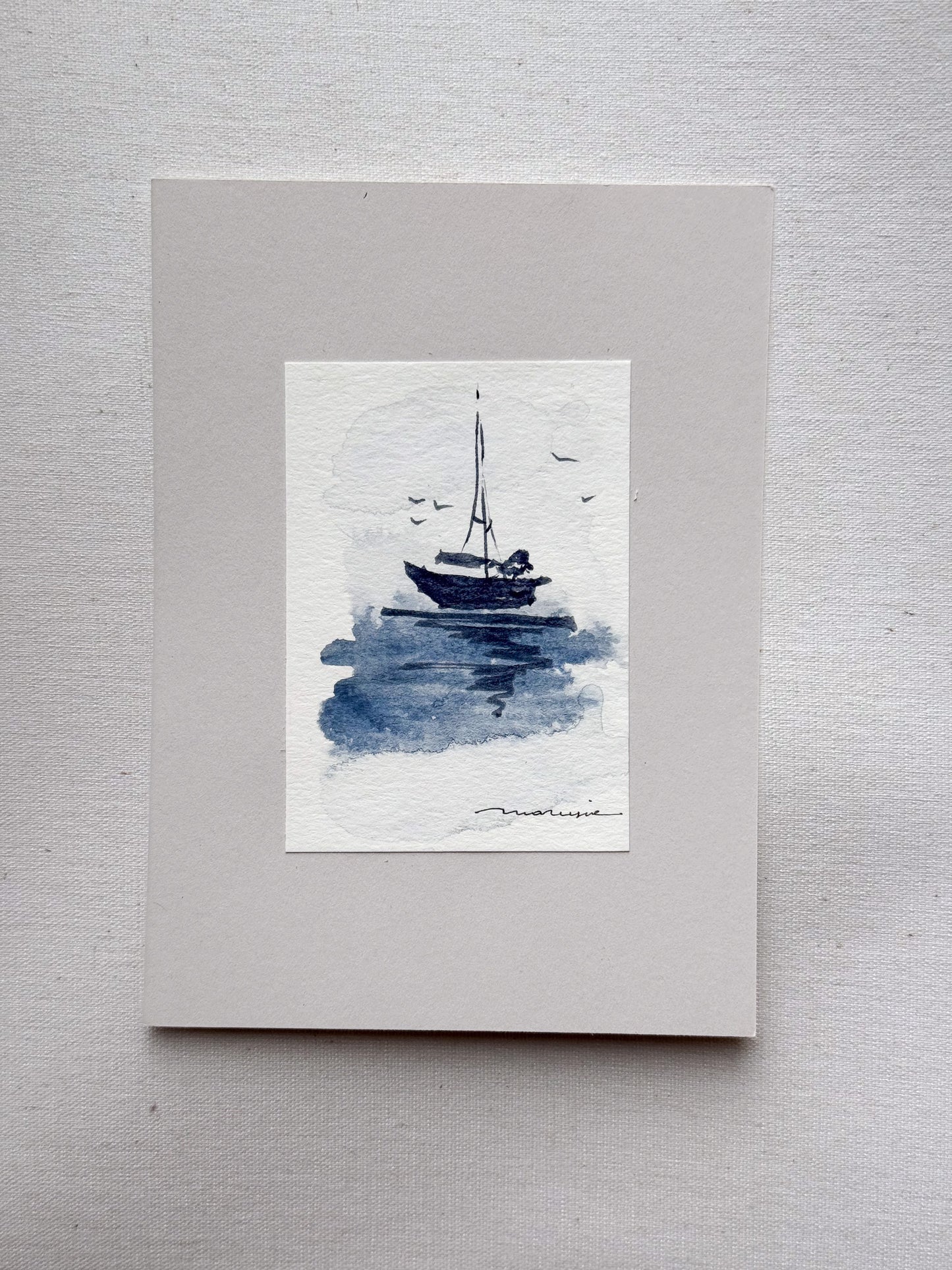Hand painted watercolor cards