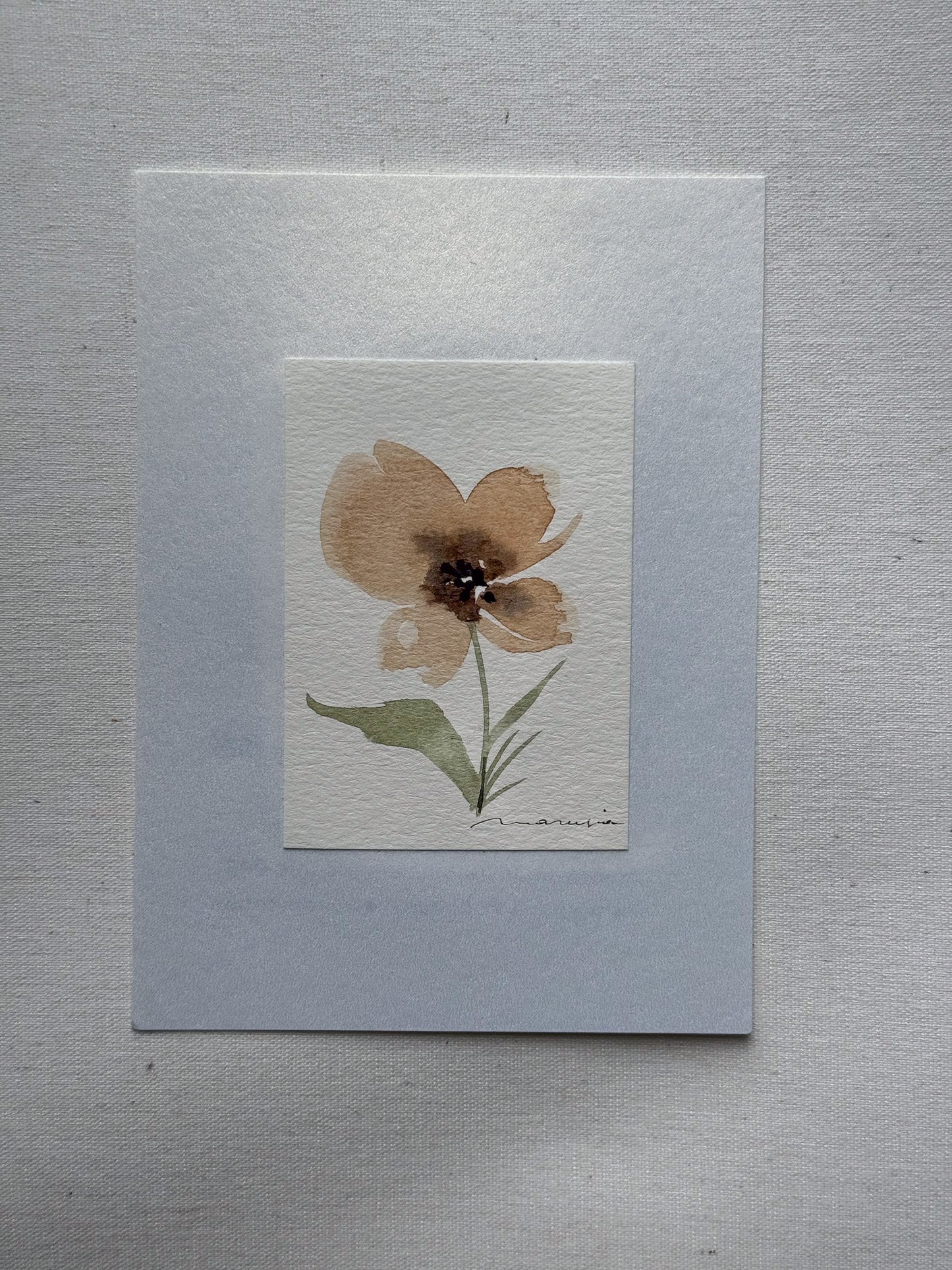 Hand painted watercolor cards