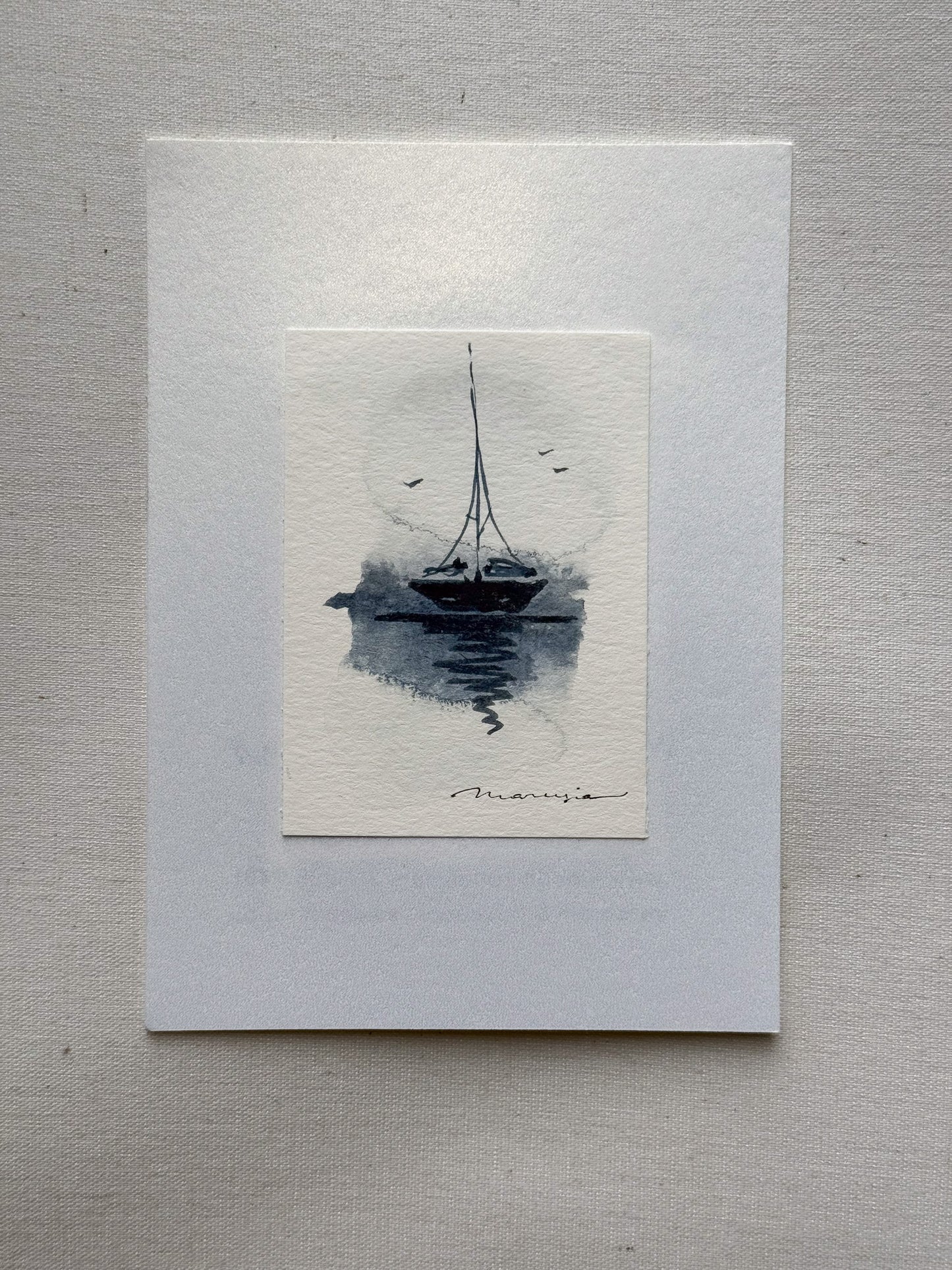 Hand painted watercolor cards