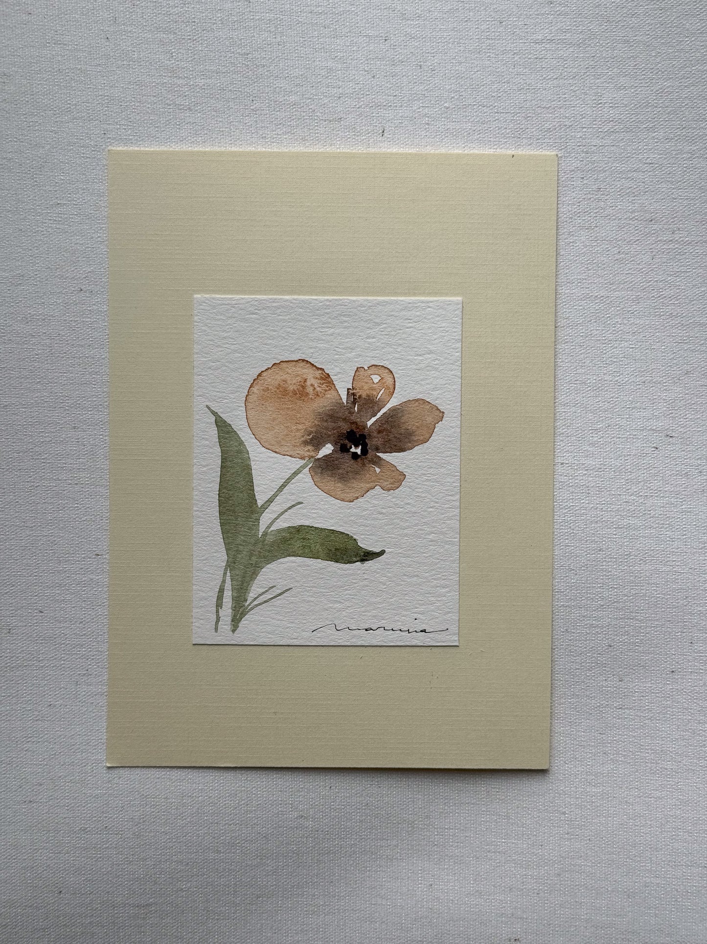Hand painted watercolor cards