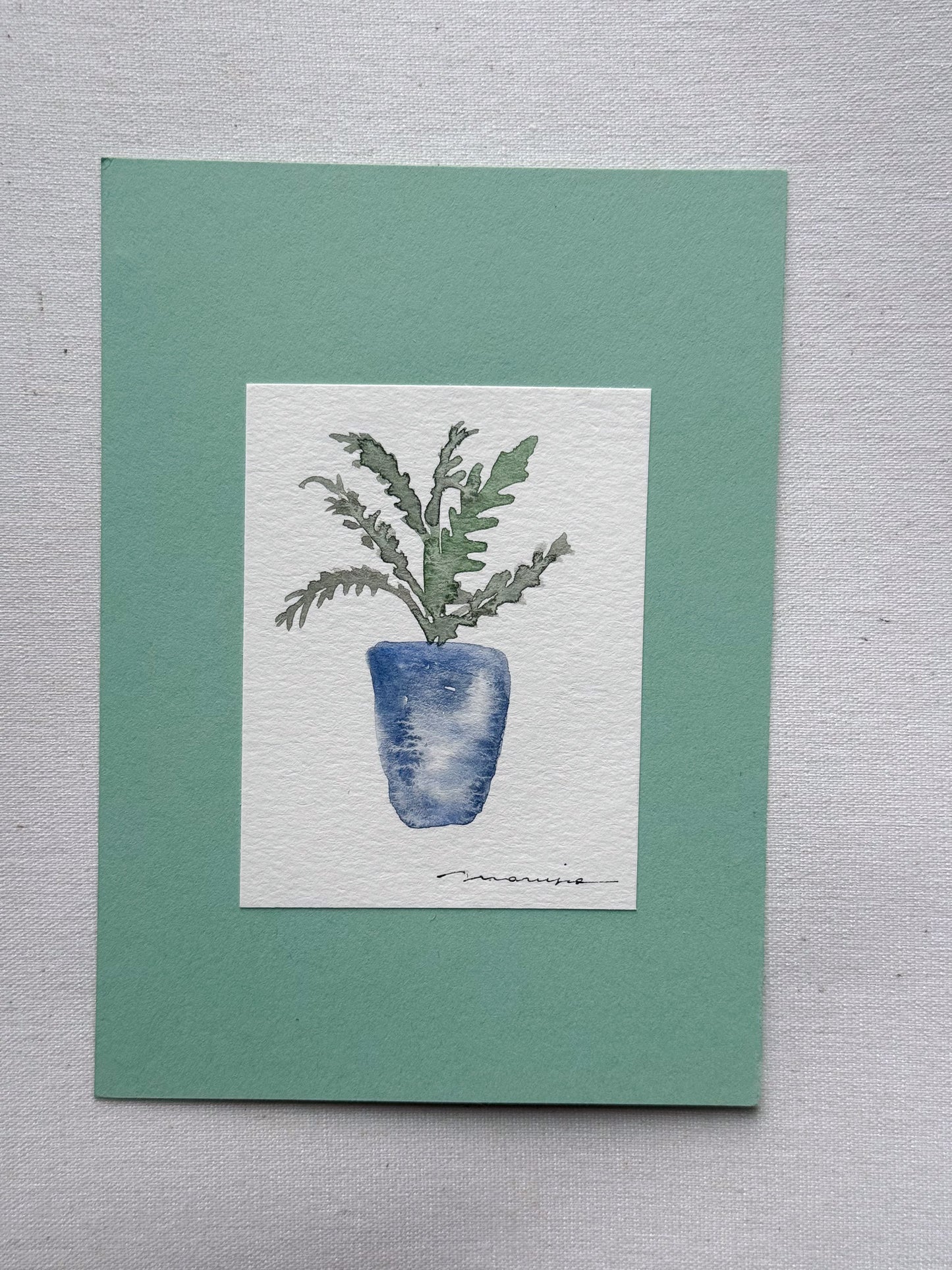 Hand painted watercolor cards
