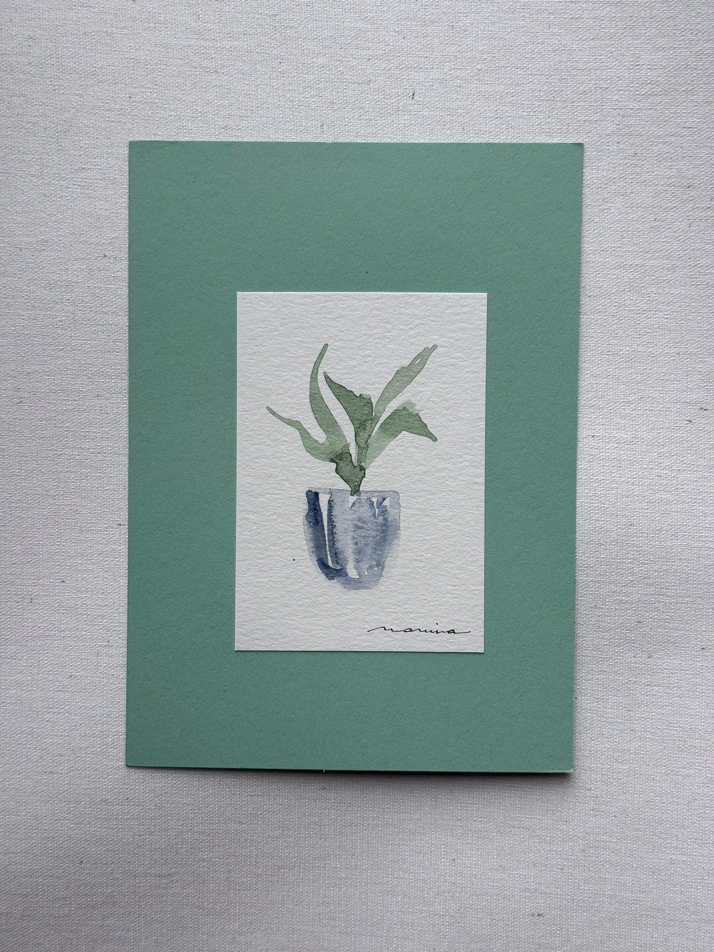 Hand painted watercolor cards