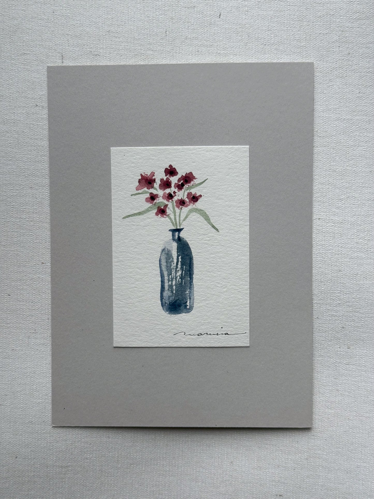 Hand painted watercolor cards
