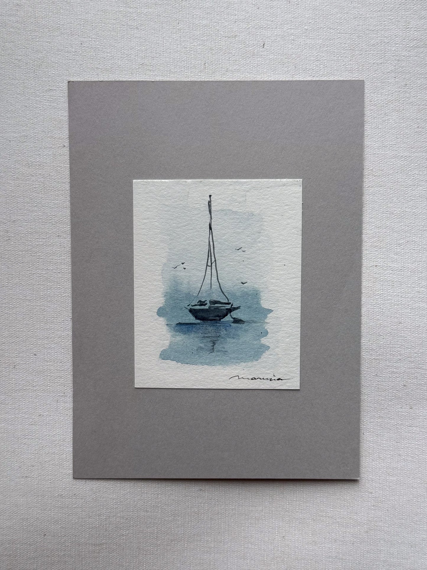 Hand painted watercolor cards