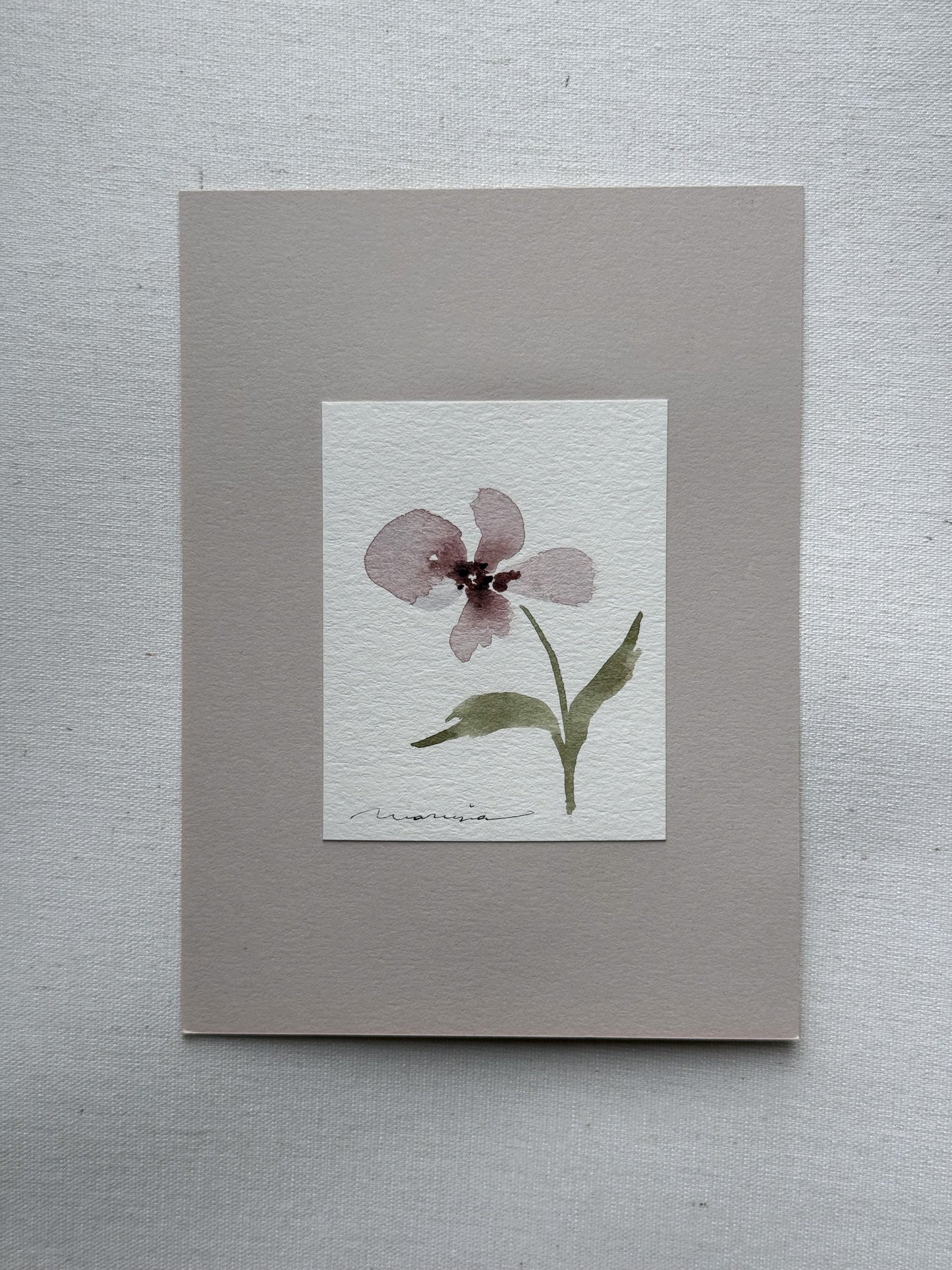 Hand painted watercolor cards