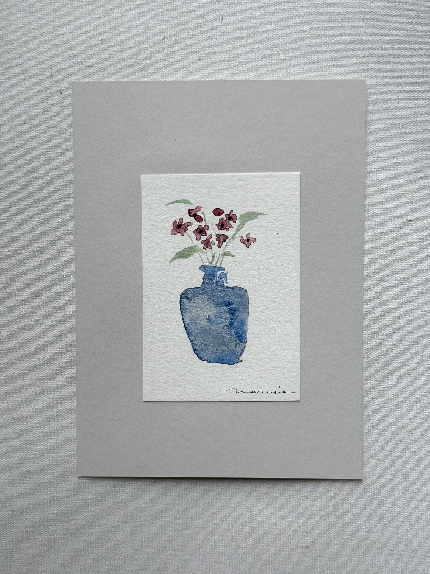 Hand painted watercolor cards