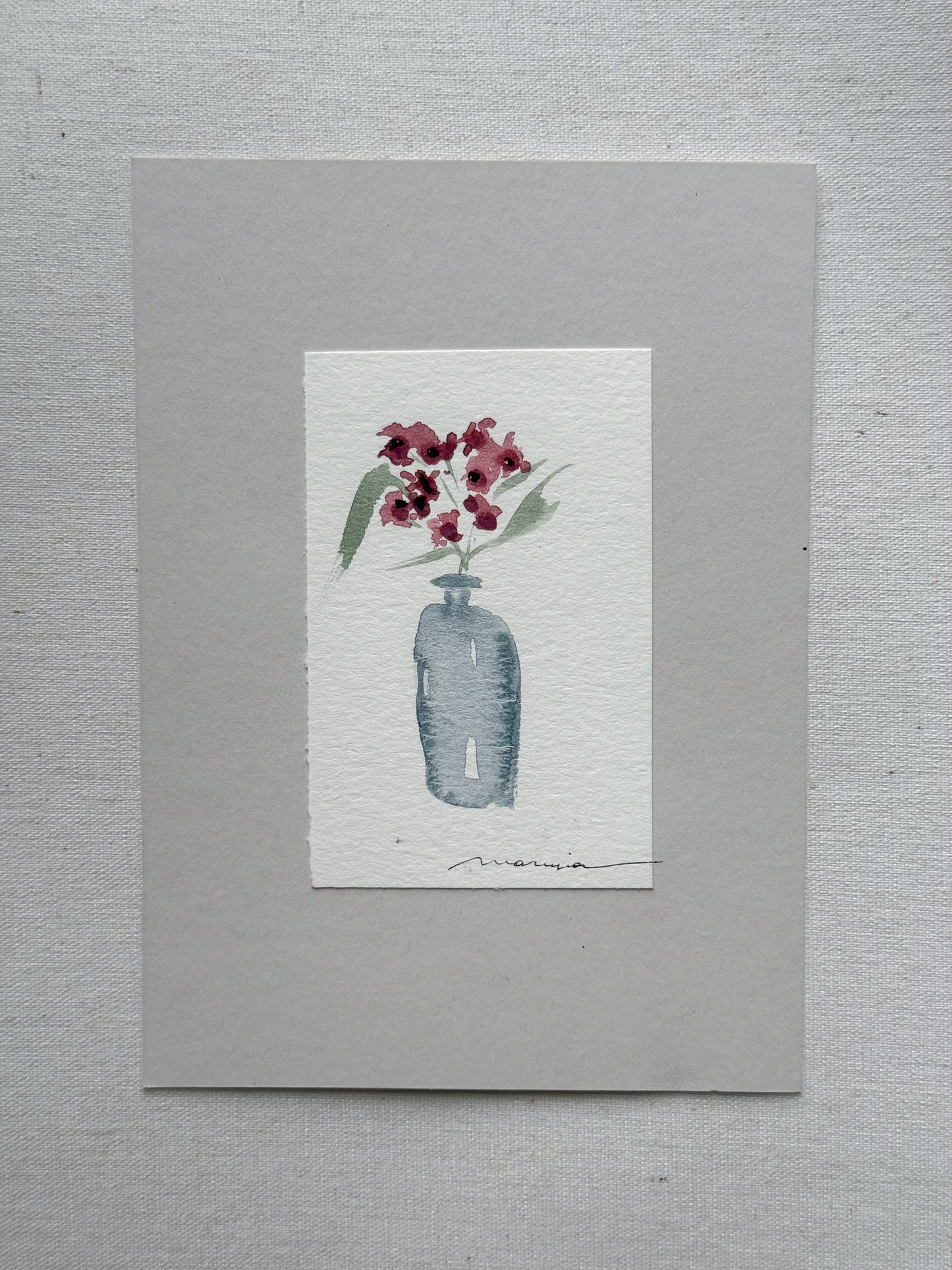 Hand painted watercolor cards