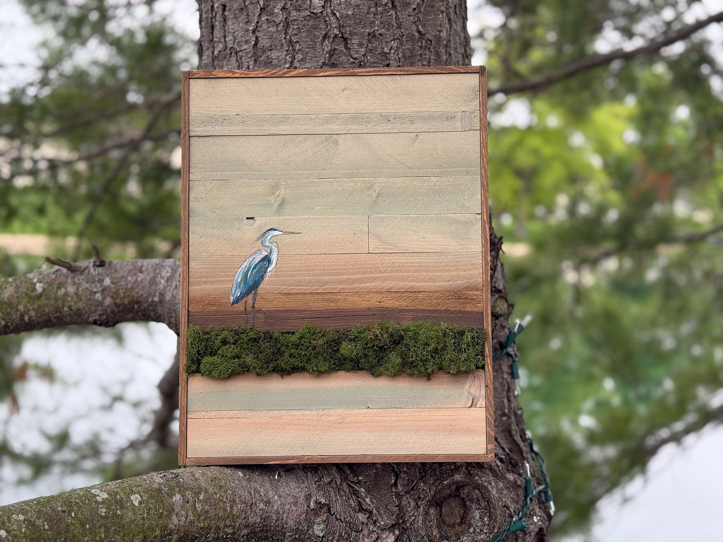 Wood Landscape "The One Who Watches"