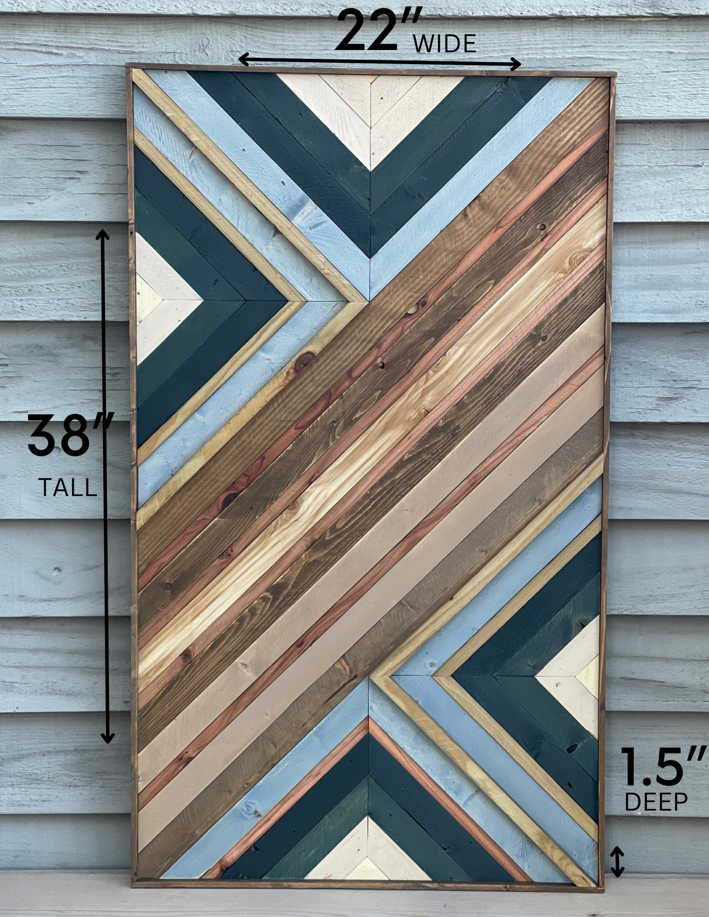 Large Scale Wood Wall Art "Perfect Rhythm"