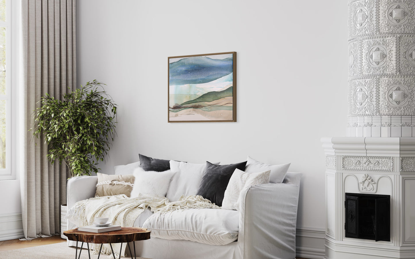 Abstract Landscape "A Break In The Clouds"