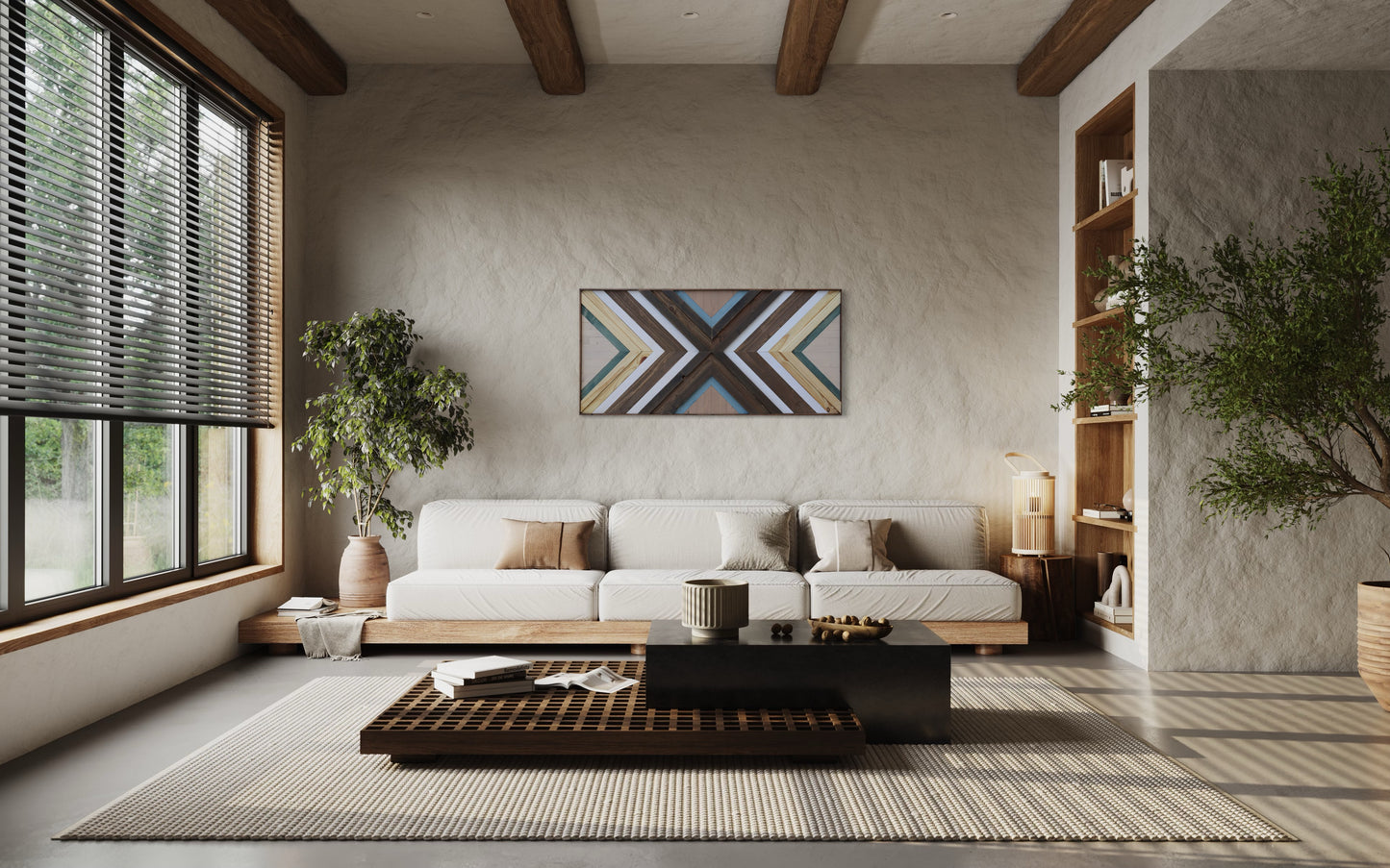 Large Scale Wood Art "Across The Land"